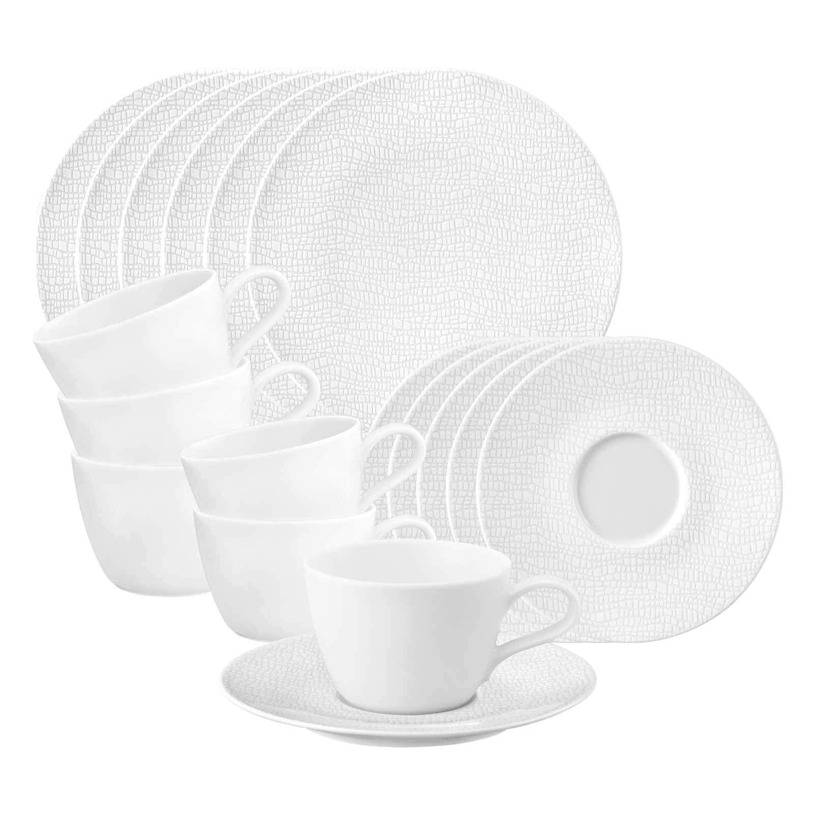 Seltmann Weiden Geschirr-Set »Kaffeeservice Life Fashion 18er Set« Spülmaschinengeeignet, Mikrowellenfest, Ofenfest