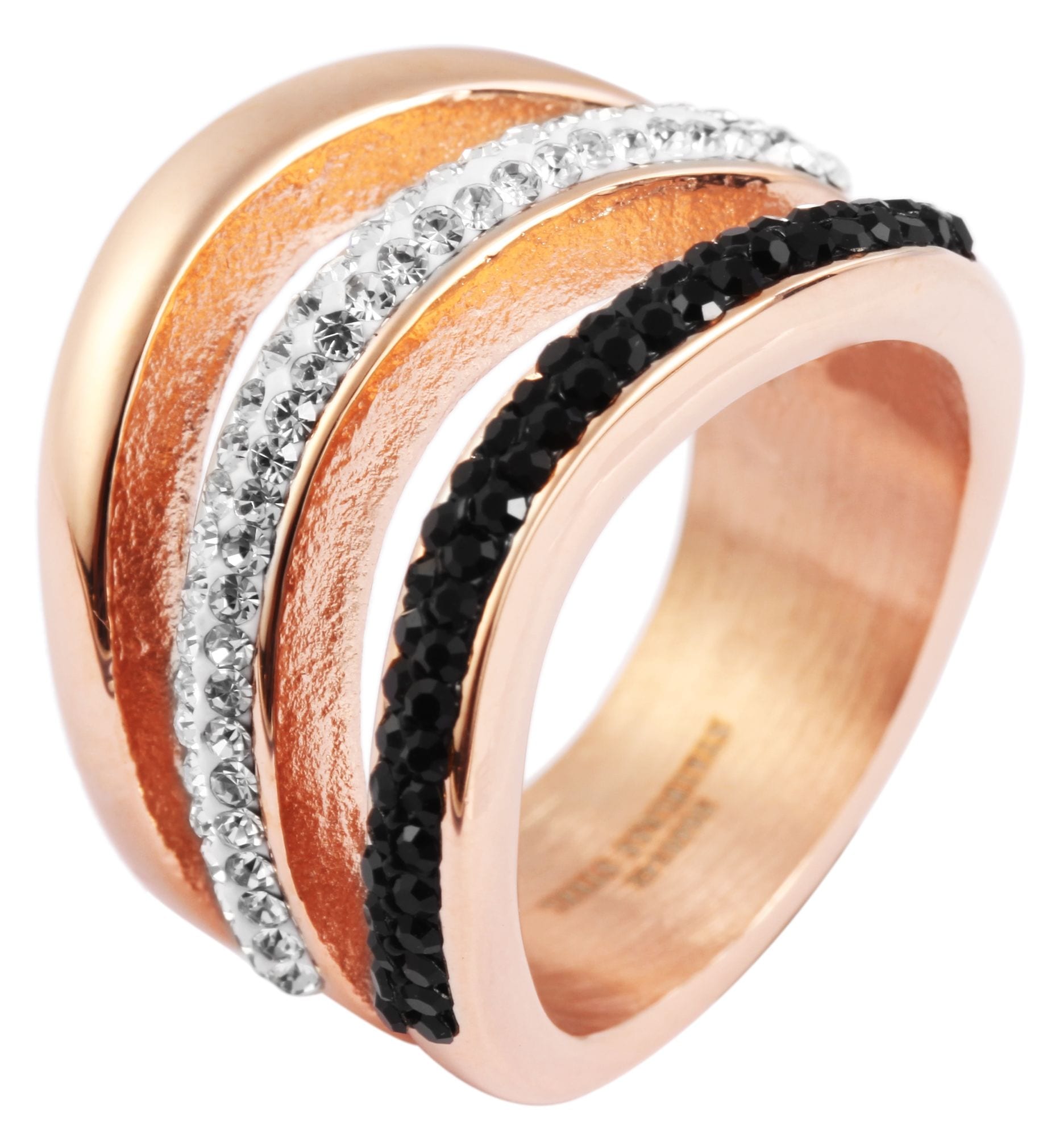 Adelia´s Fingerring »Damen Ring aus Edelstahl«