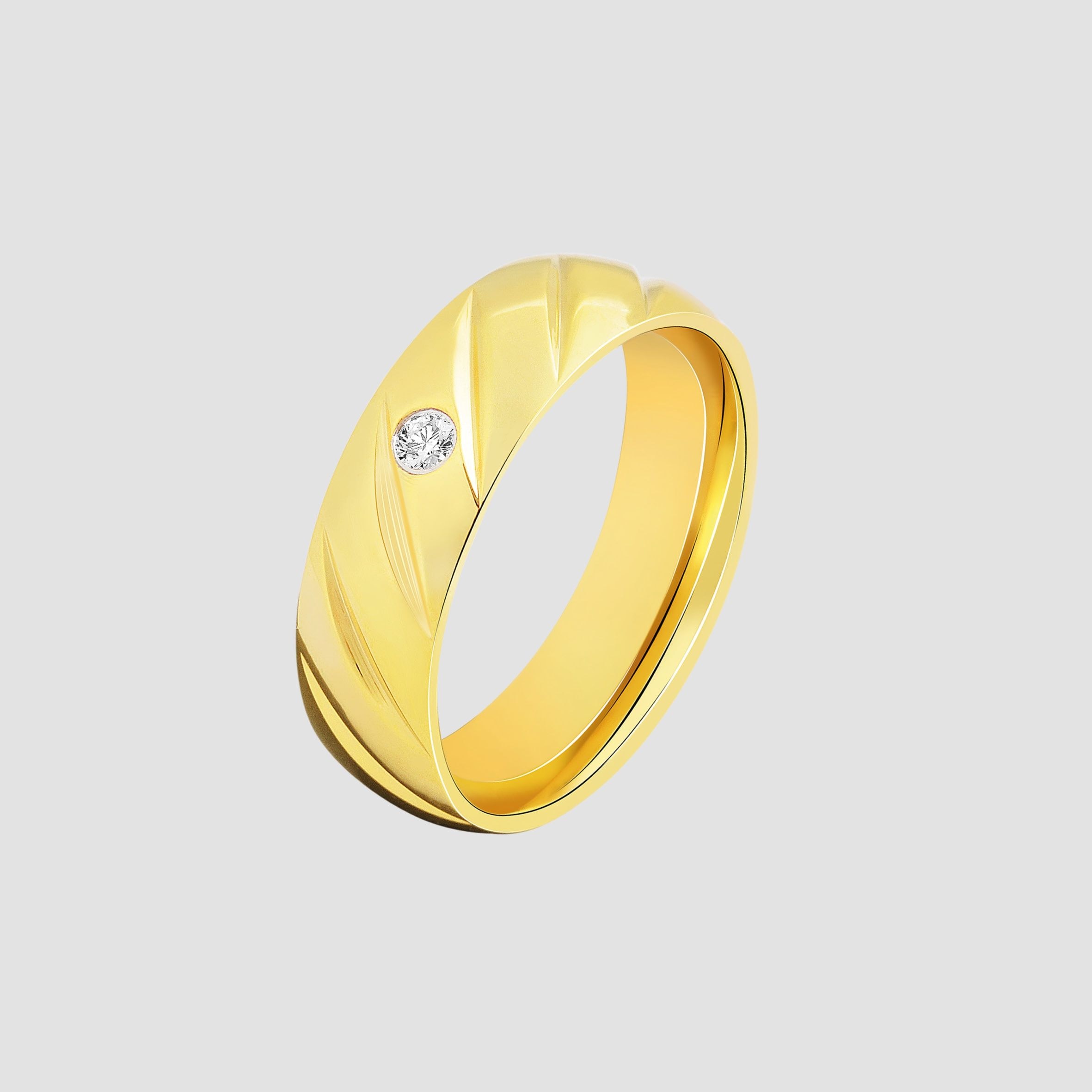 Adelia´s Fingerring »Damen Ring aus Edelstahl mit Strass Steinchen«