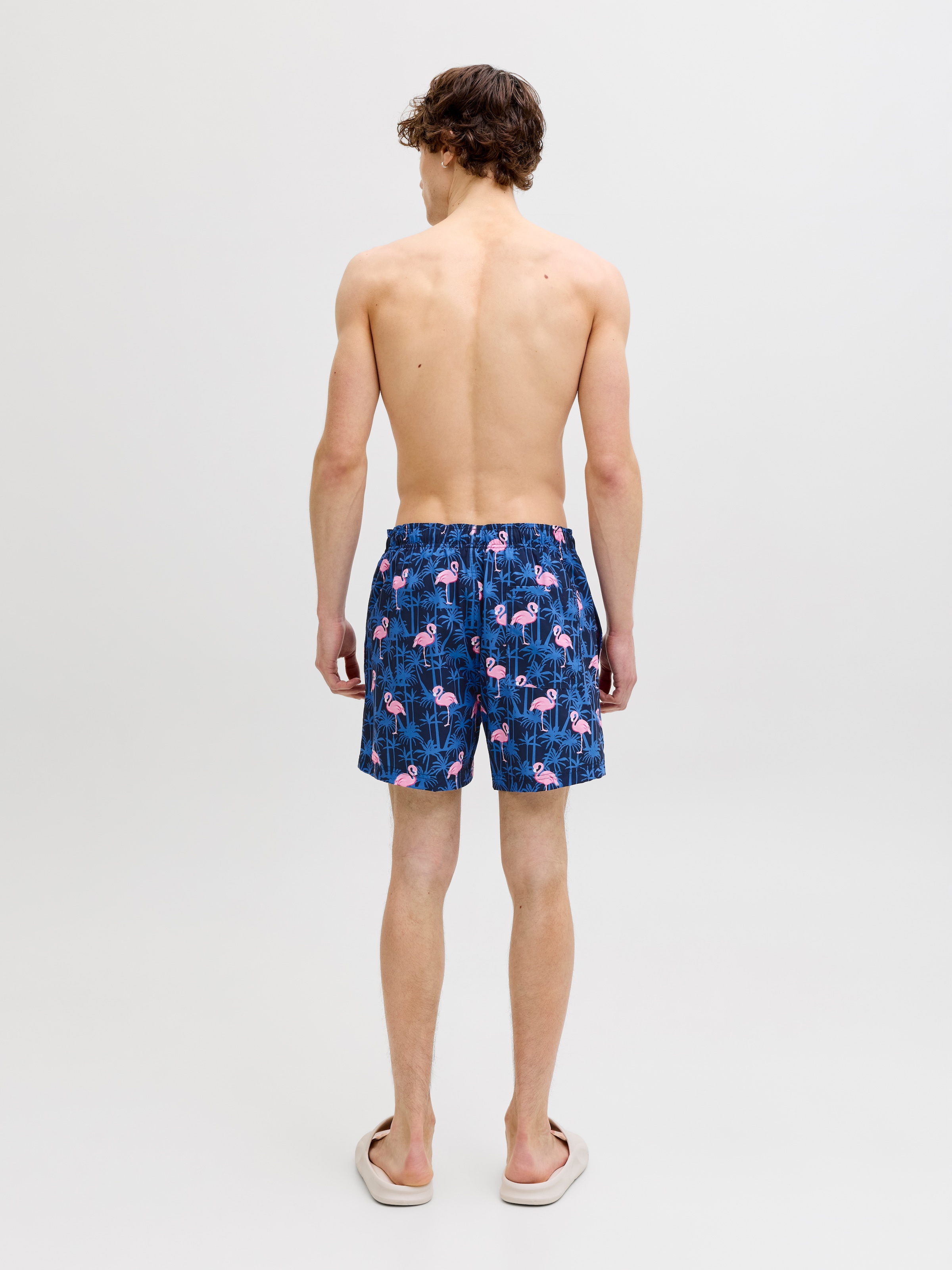 Jack & Jones Badeshorts »JPSTMAUI VIBES NOVELTY AOP SWIM SHORT SN« Kunstfaser
