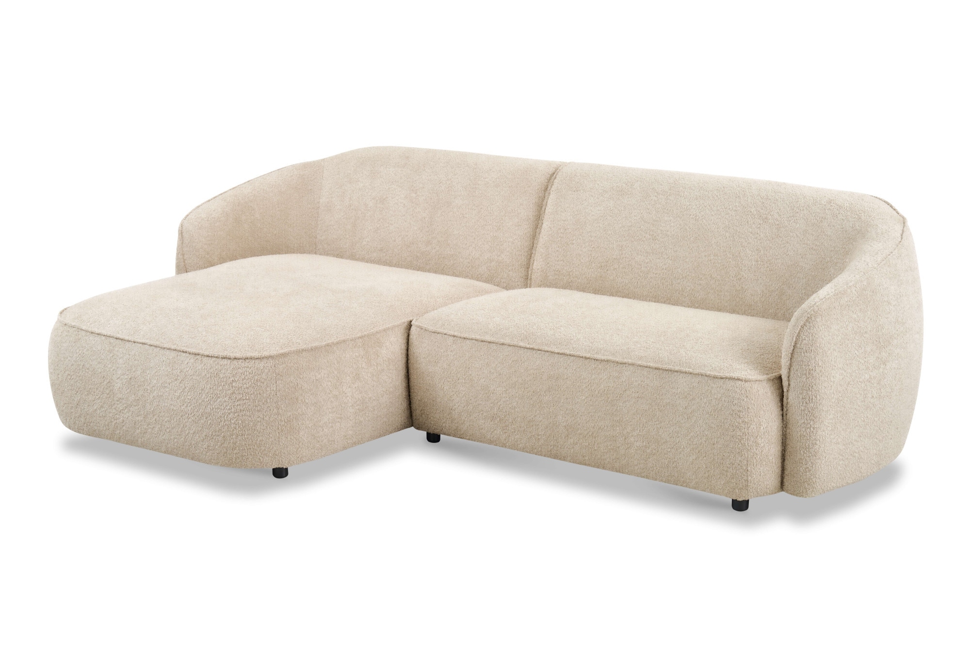 INOSIGN Ecksofa »Cosigo«, Breite 246 cm, 2 Chenille-Stoffe zur Auswahl, mit Kaltschaum