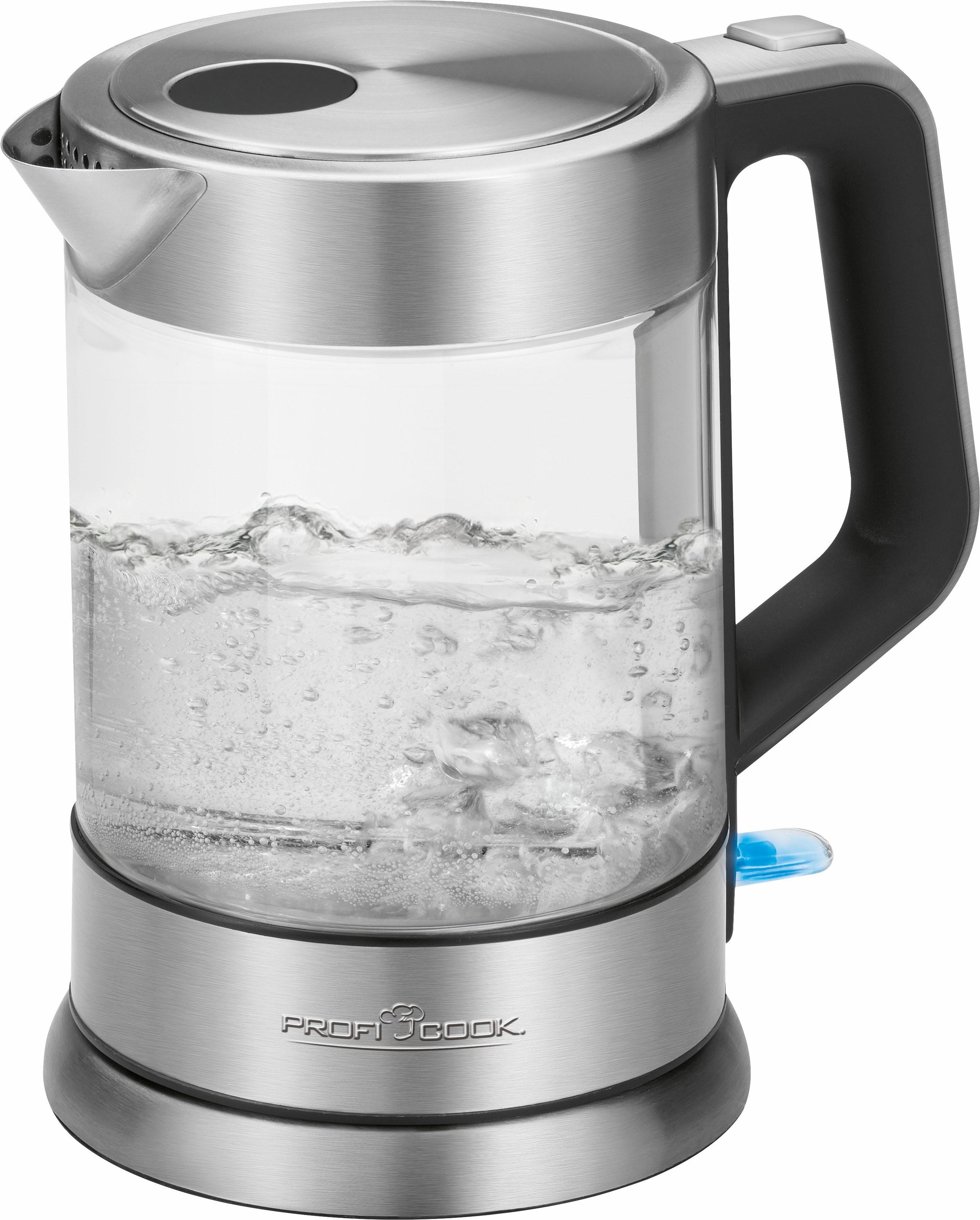 Proficook Wasserkocher »PC-WKS1107G« 1,5 l 2200 W in farblos