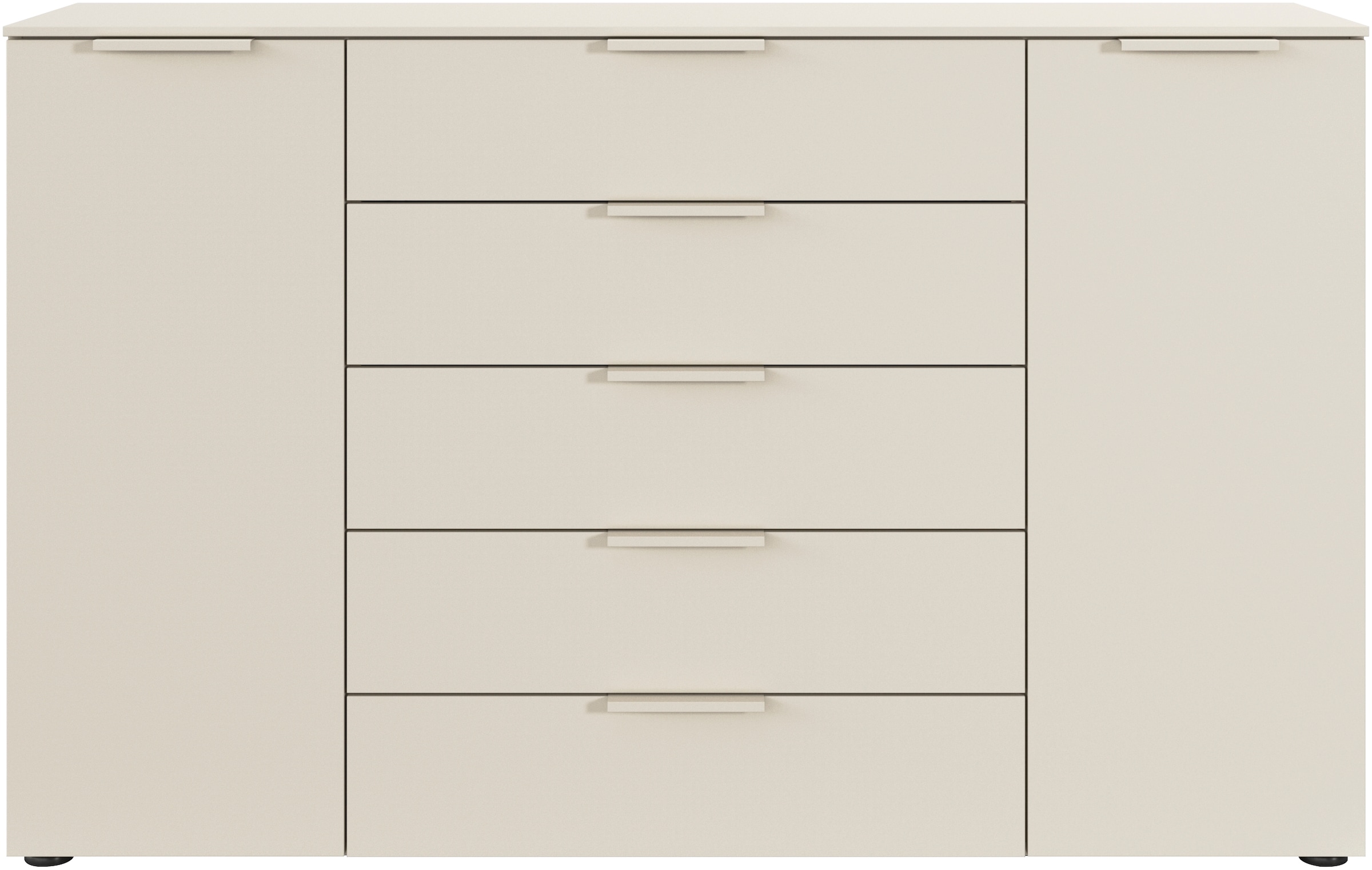 rauch Schubkastenkommode »Flipp Schubladenkommode Wäscheschrank Schrank Bestseller OTTO´s Choice« Breite 160/180 cm mit 4 Einlegeböden,  2-türig mit  5 Schubladen und Soft-Close-Funktion in zwei Breiten