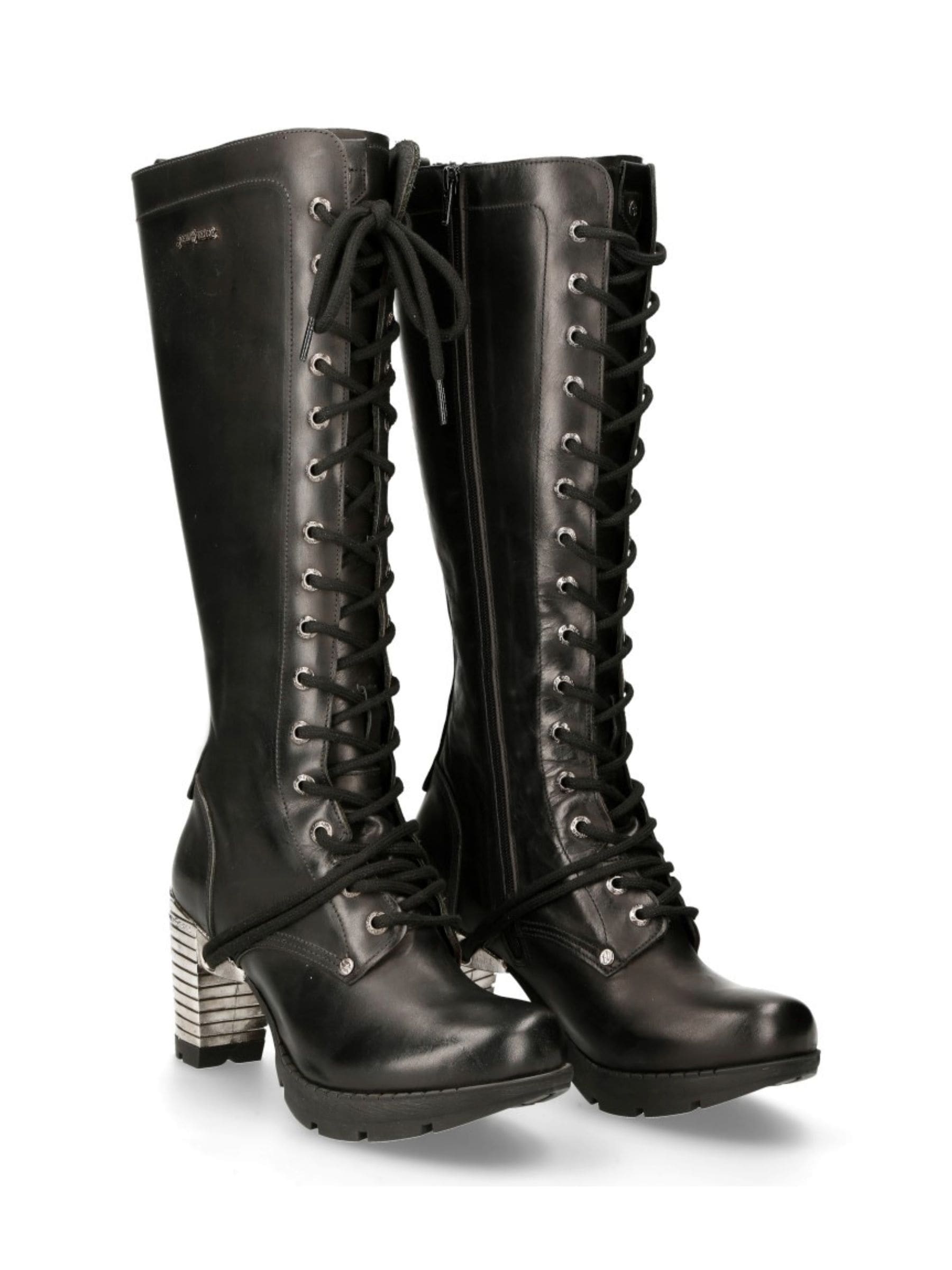 NEW ROCK Schnürstiefel »High Heel Boots M-TR005-S1«  Handgefertigt, Made in Spain