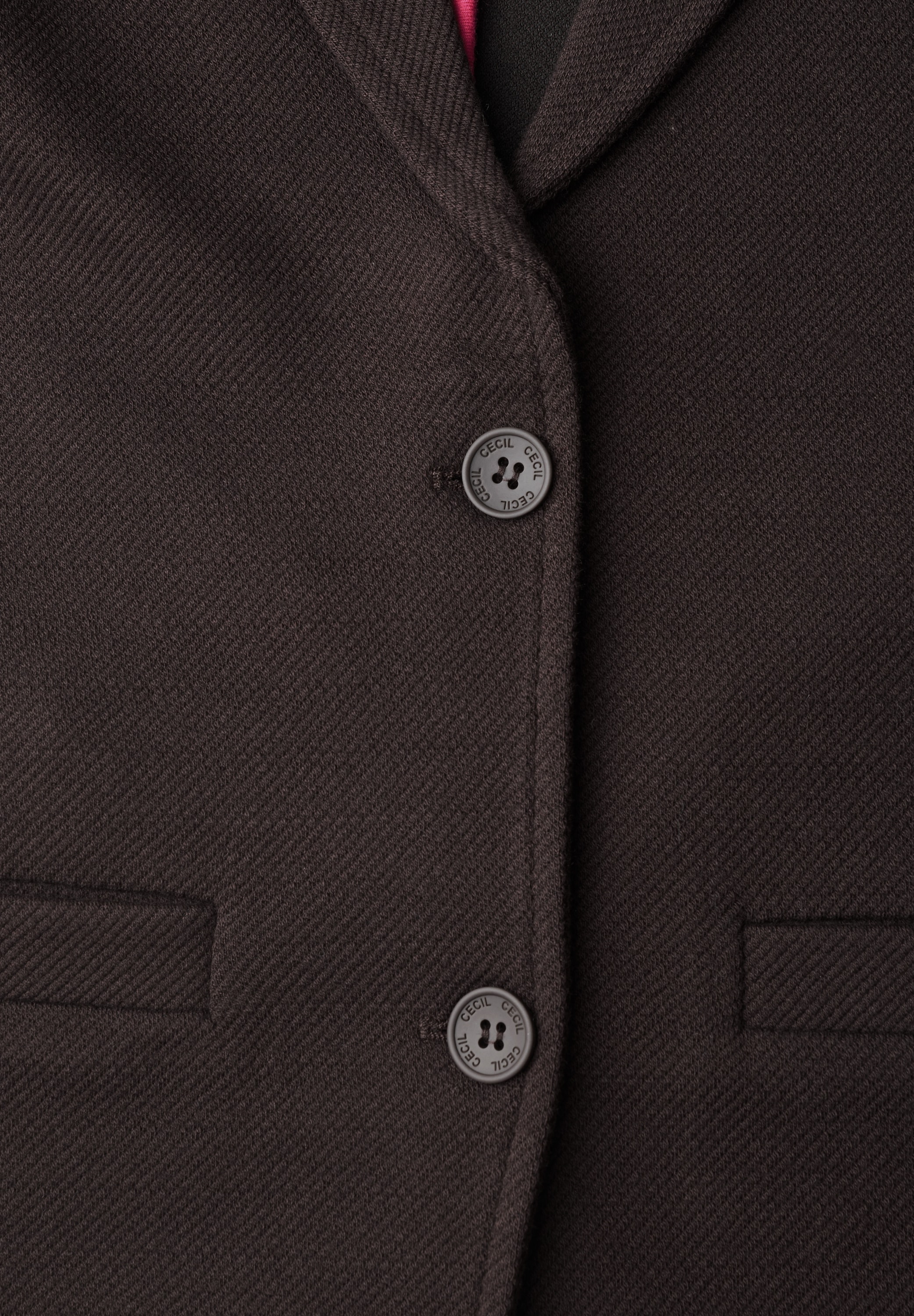 Cecil Sweatjacke Sakko mit Reverskragen / Sweat