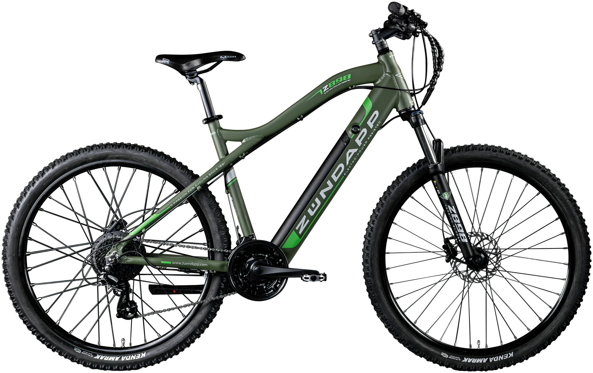 Zündapp E-Bike »Z898«, 24 Gang, Heckmotor 250 W, E-Bike E Mountainbike 27,5 Zoll Pedelec 170 - 190 cm Hardtail MTB