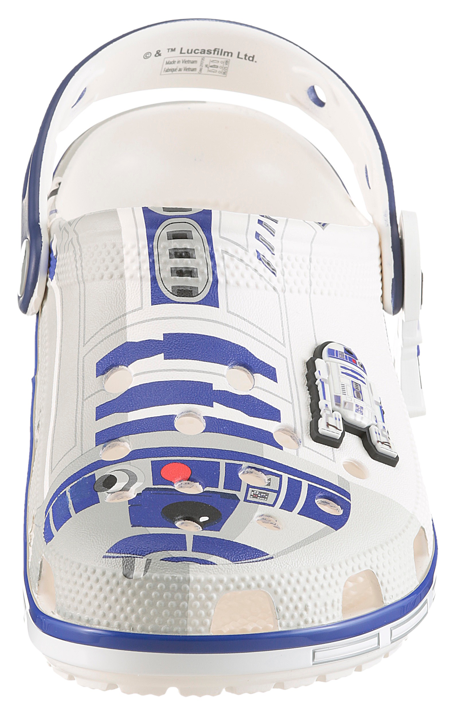 Crocs Clog »STAR WARS™ R2-D2 Kids Classic Clog«  Fan Geschenk, Hausschuh mit 2 exklusiven Jibbitz™-Ansteckern