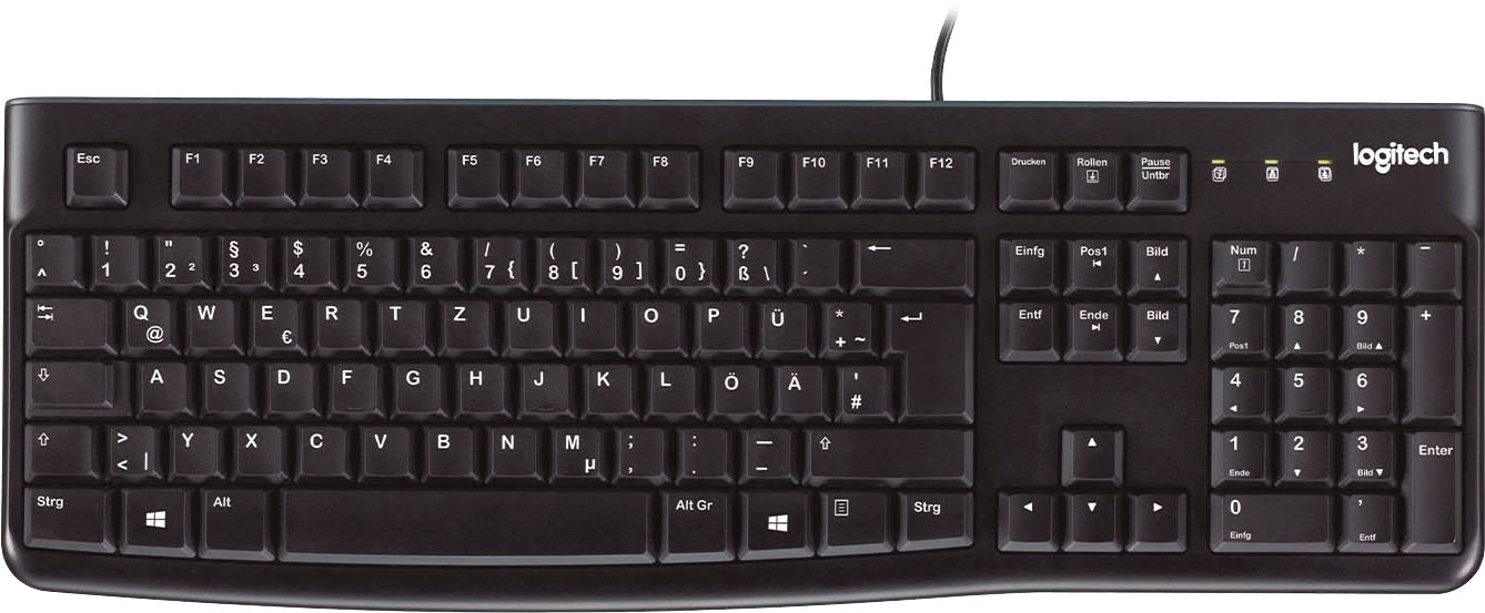 Logitech PC-Tastatur »Keyboard K120 for Business«, (Ziffernblock), Nummernblock