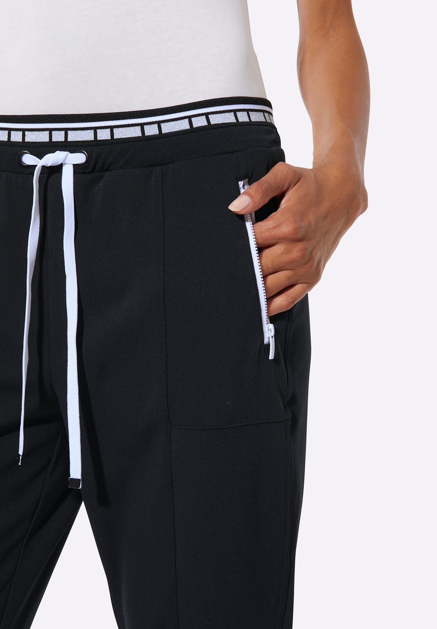 creation L Jogger Pants »Jogg Pants Jogg Pants mit doppeltem Bund«