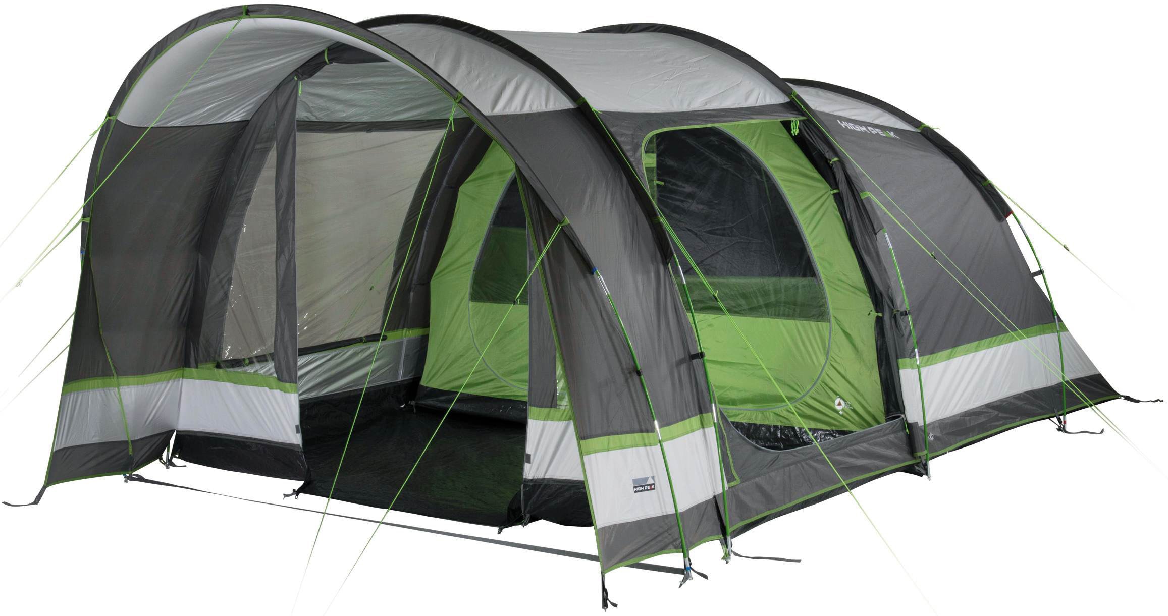 High Peak Tunnelzelt »Brixen 5.0« 5 Personen in grün, Größe B/H/L: 320 cm x 200 cm x 500 cm