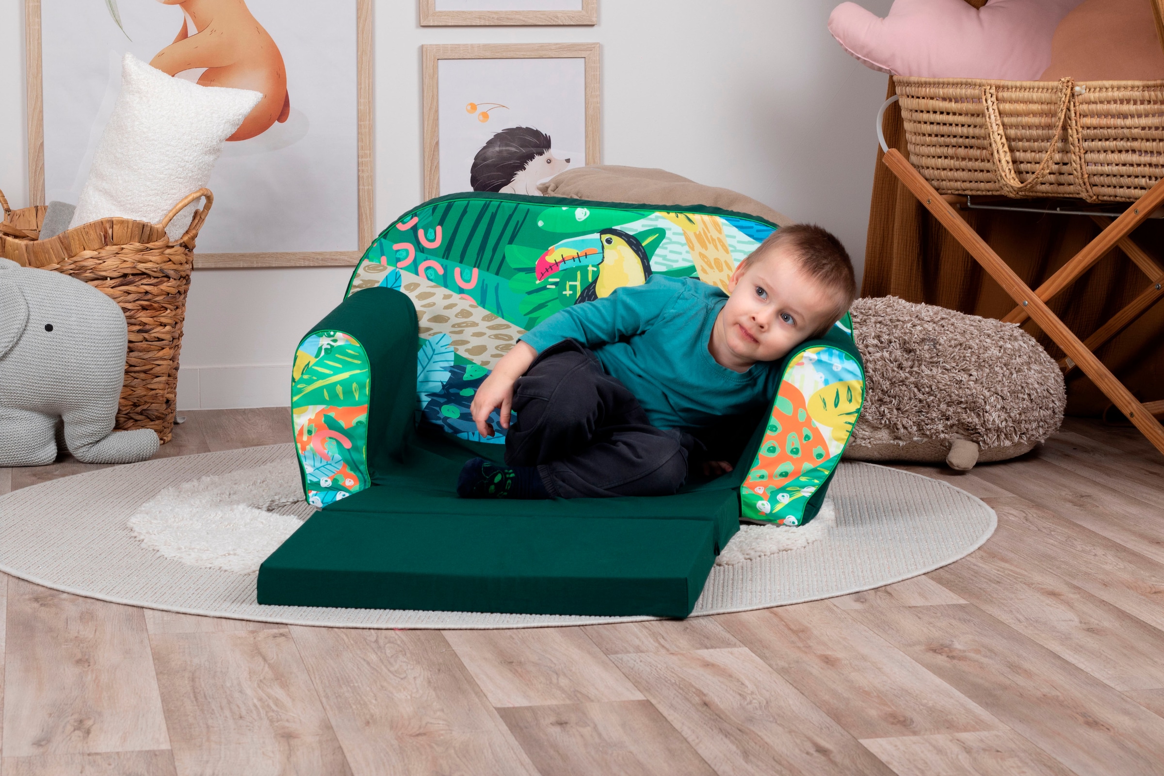 Knorrtoys® Sofa »Jungle animal« für Kinder; Made in Europe