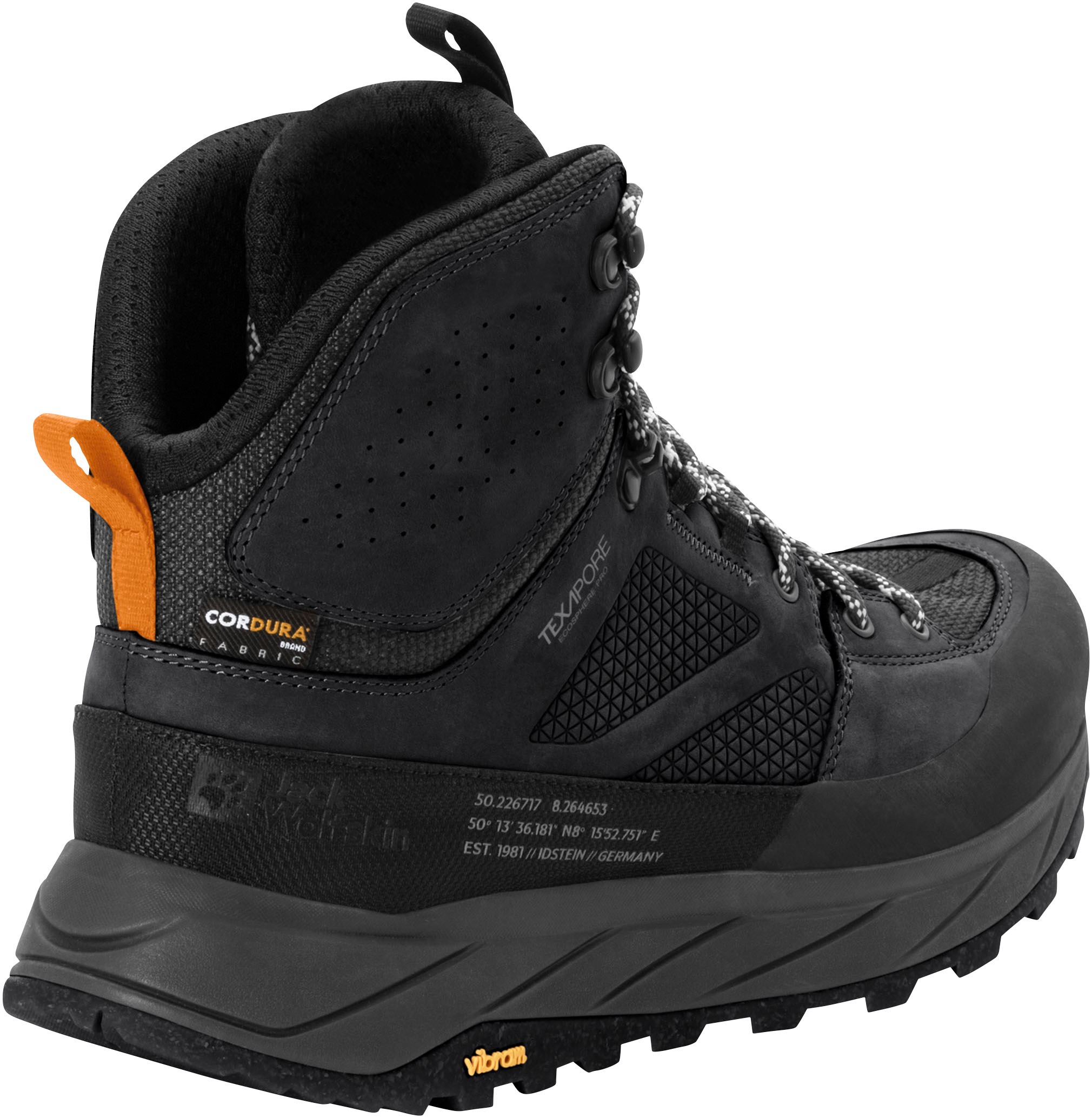 Jack Wolfskin Wanderschuh »TERRAQUEST TEXAPORE MID M«, wasserdicht