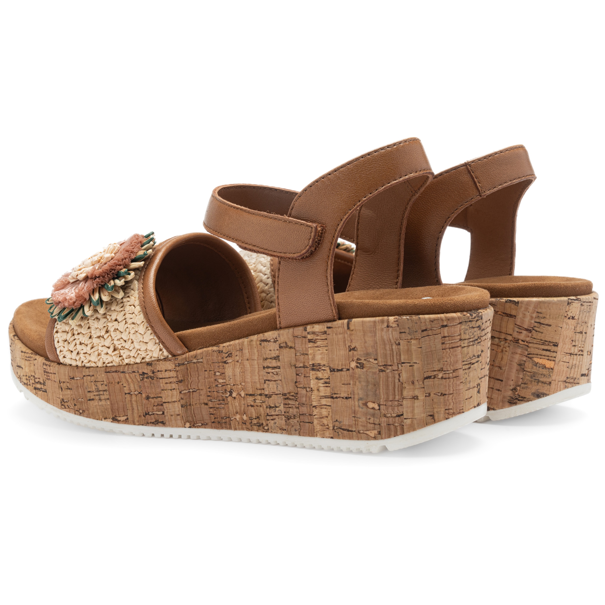 Ara Keilsandalette »RIMINI«  Plateau, Riemchensandale, Sommerschuh mit schöner Blüte, G-Weite