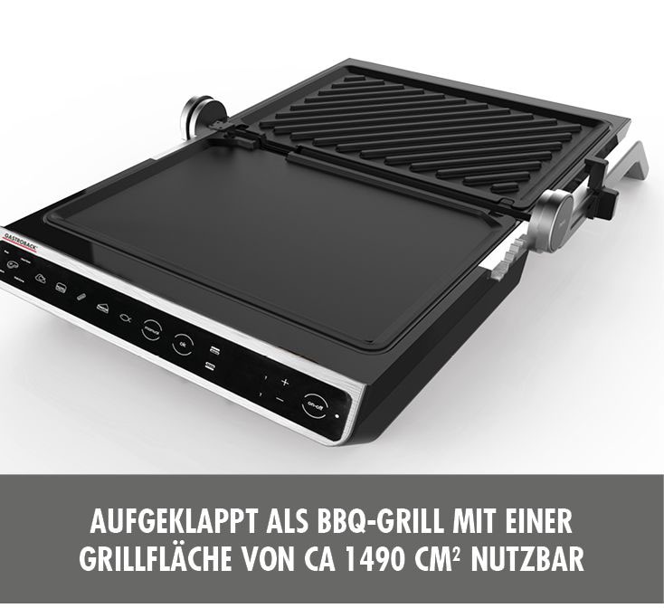 Gastroback Kontaktgrill »42542 Design BBQ Advanced Smart« 2000 W