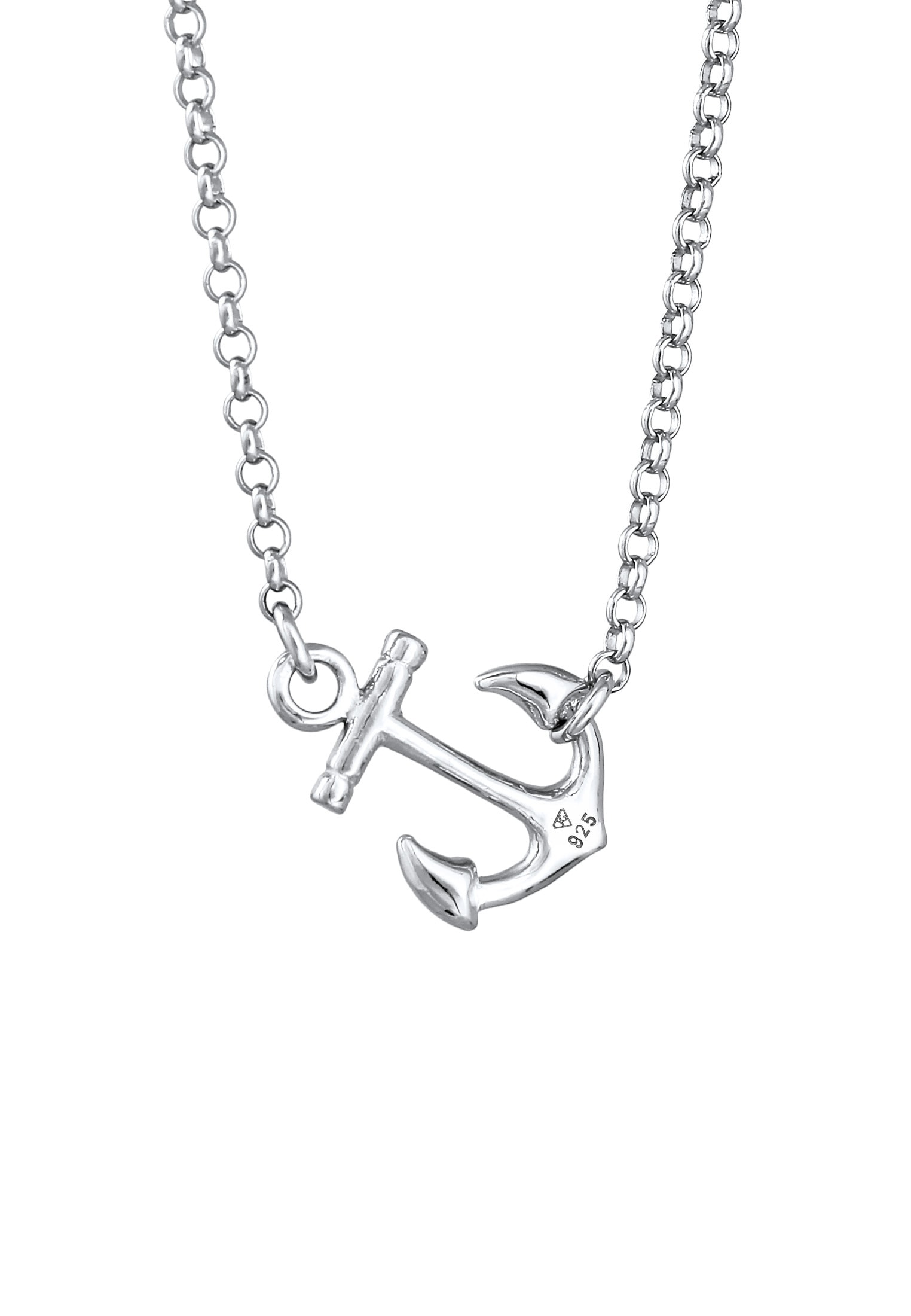 Elli Kette mit Anhänger »Halskette Anker Maritim Hanseatisch 925 Silber«