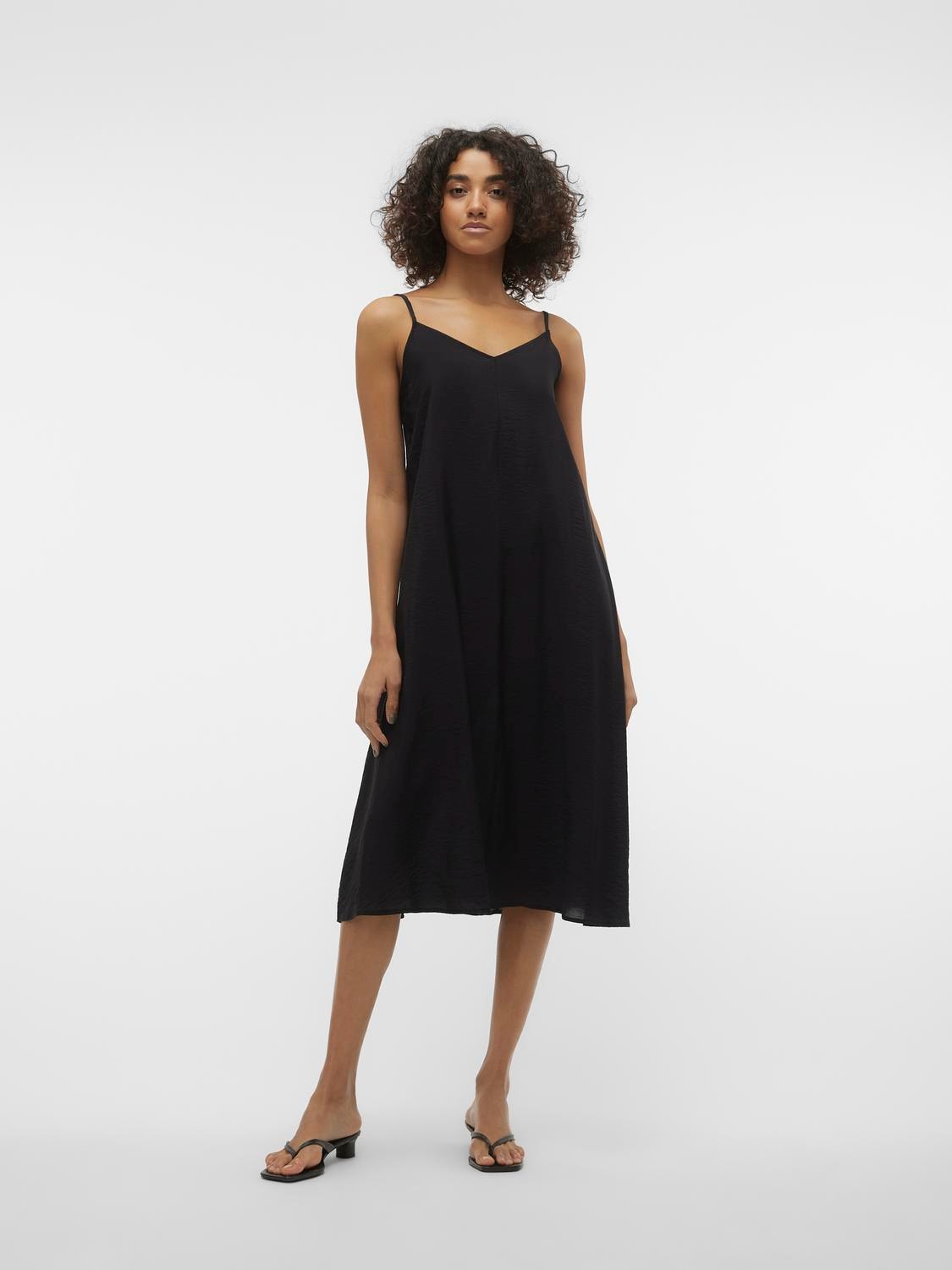 Vero Moda Spaghettikleid »VMJOSIE CALF SINGLET DRESS WVN GA NOOS«