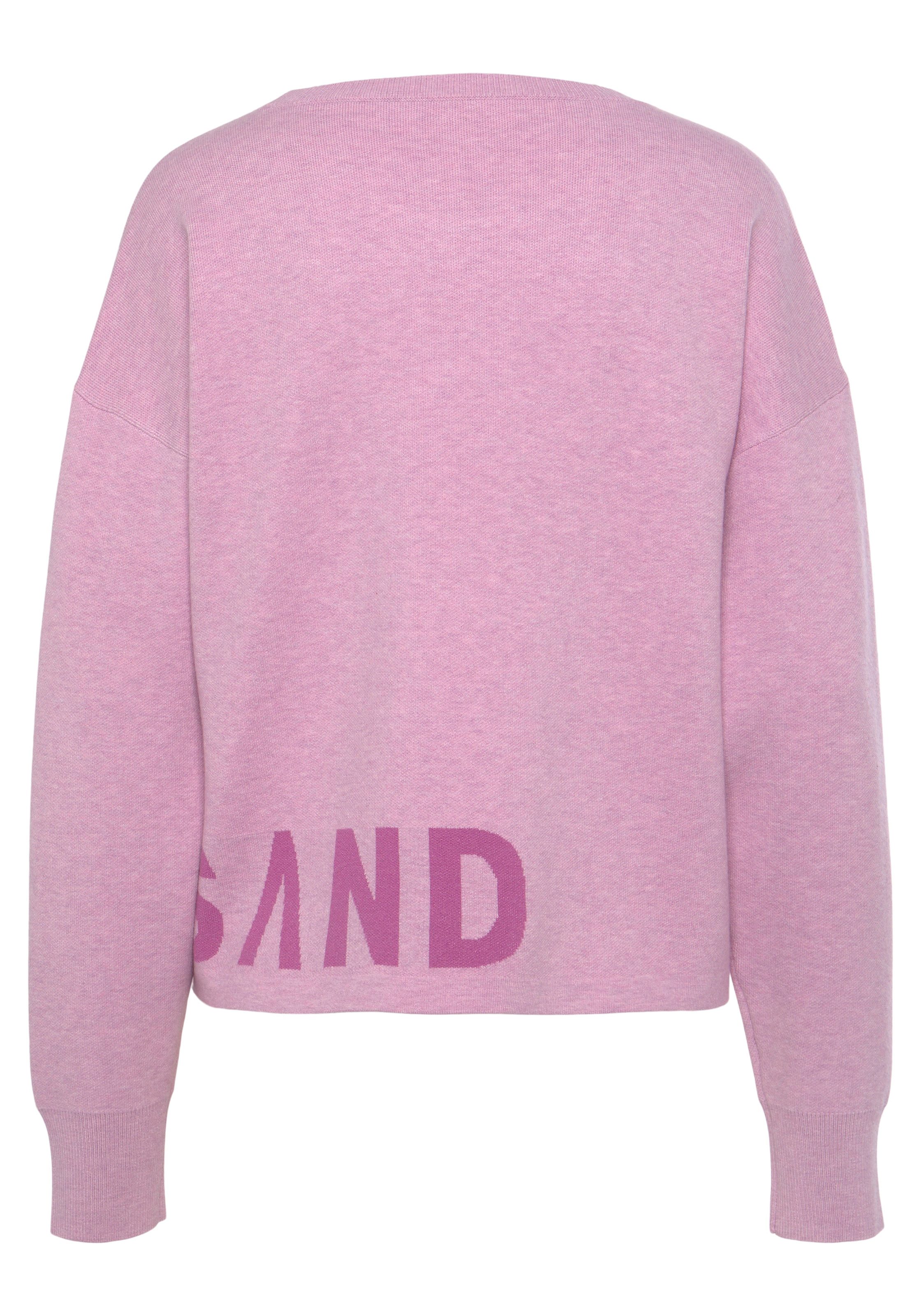 Elbsand Strickpullover »-Loungesweatshirt«, mit eingestricktem Logo