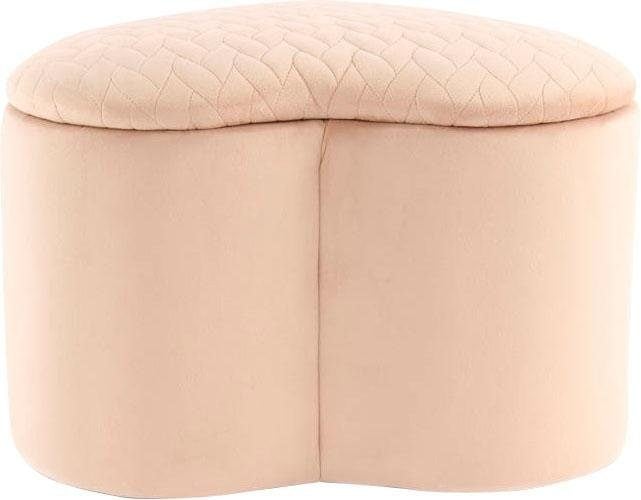 Kayoom Hocker »Paola 225, Hocker mit Lagermöglichkeit, Deckel abnehmbar«, (1 St.), herzförmig, gepolstert, mit Stauraum, stilvolle Herzform