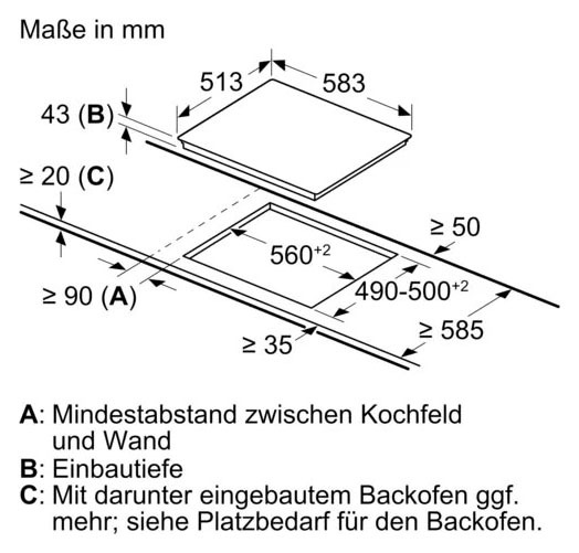 BOSCH Elektro-Herd-Set »HND411LS62«, mit Teleskopauszug nachrüstbar