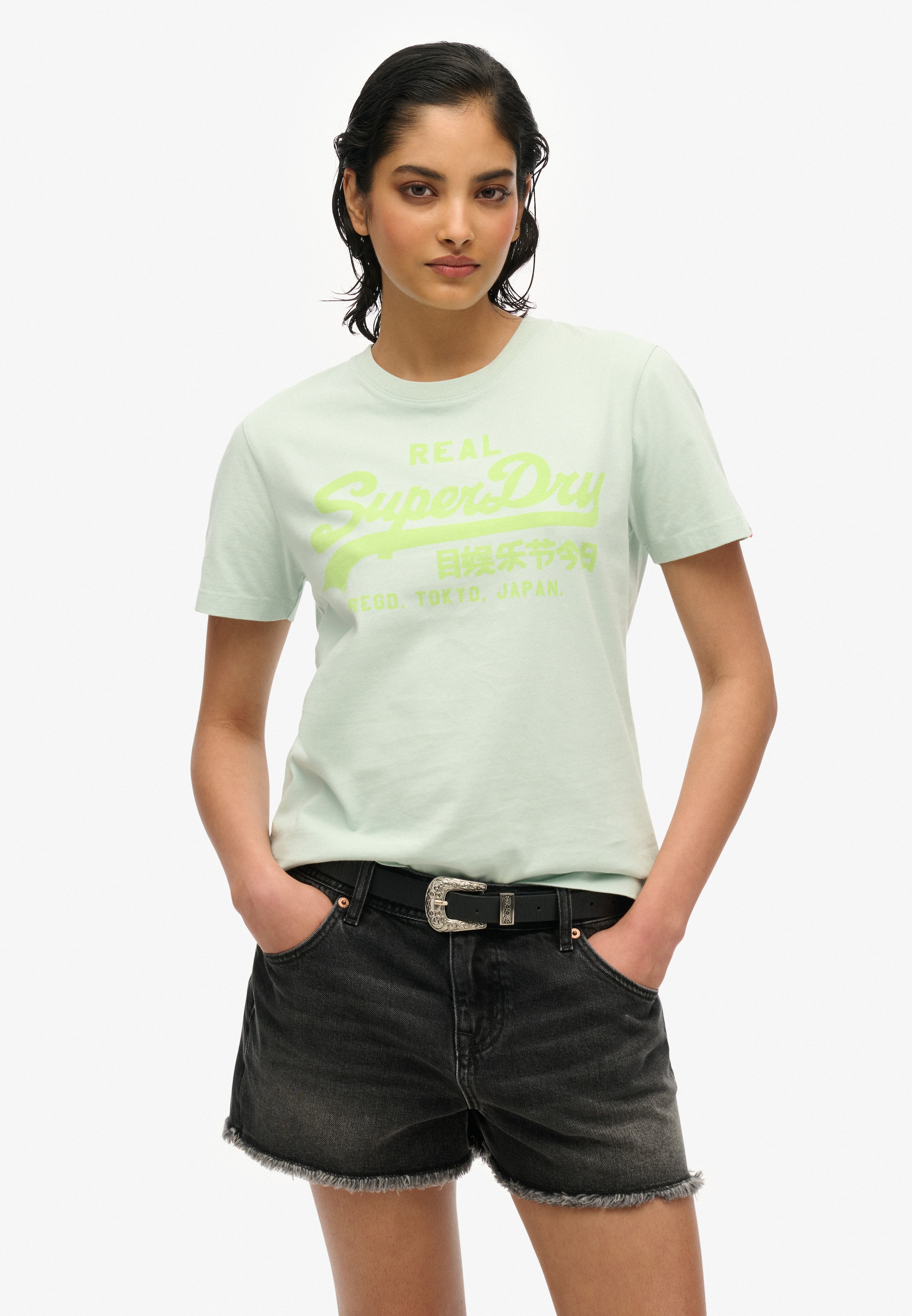 Superdry Kurzarmshirt »VL NEON SLIM TEE«