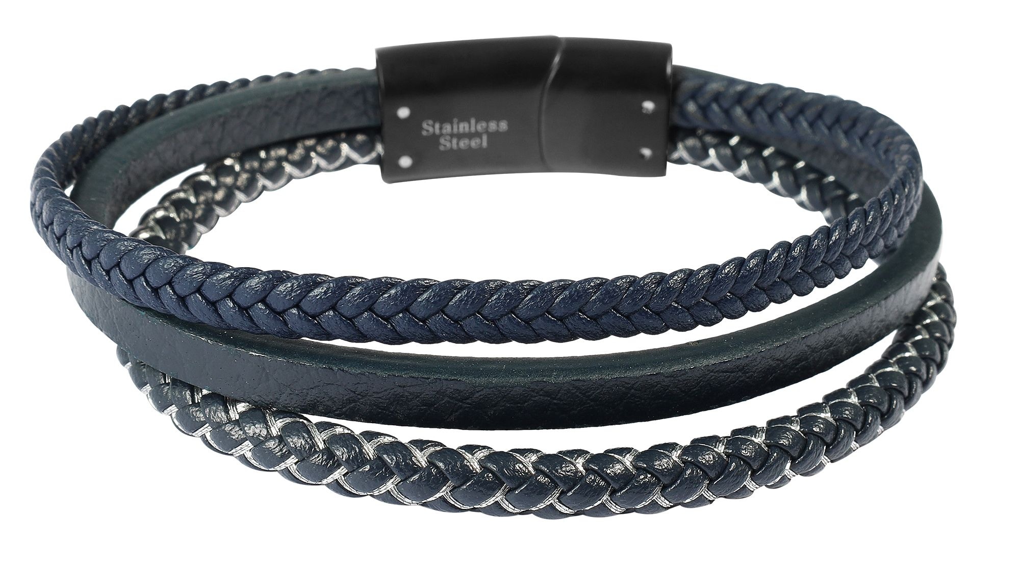 Adelia´s Lederarmband »Herren Armband ¿ Lederarmband aus Leder 19 cm«