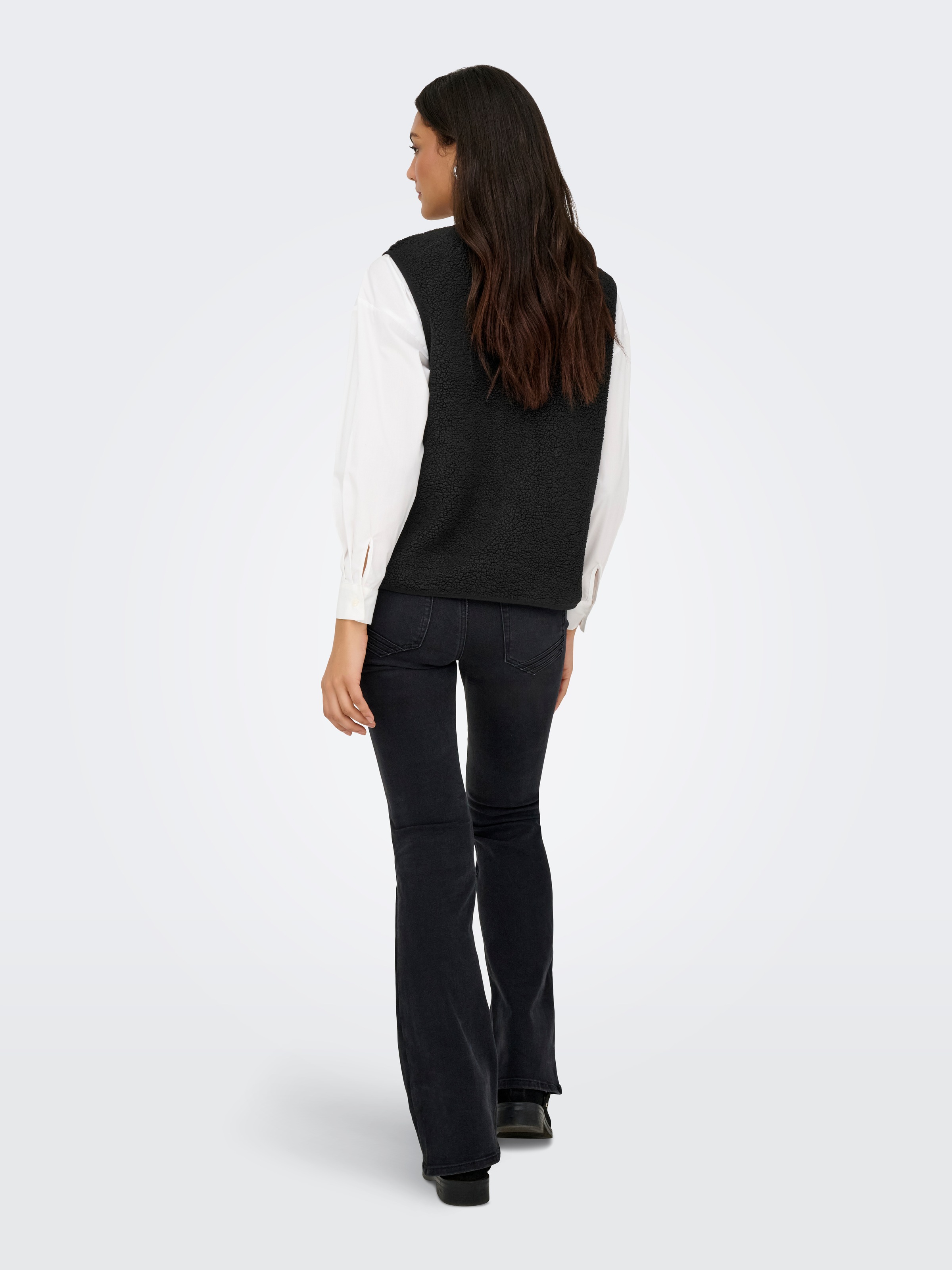JDY Plüschweste »JDYSIMINA TEDDY WAISTCOAT OTW QIQ NOOS« Kunstfaser,