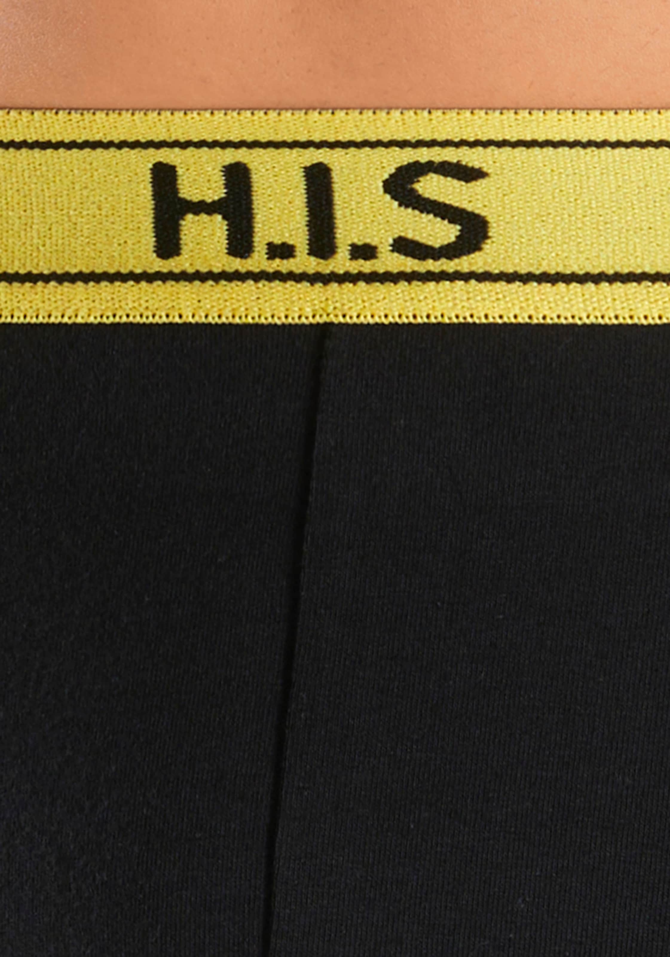 H.I.S Boxer »Boxershorts für Herren«, (Packung, 5 St.), mit Steifen und Logo im Bund