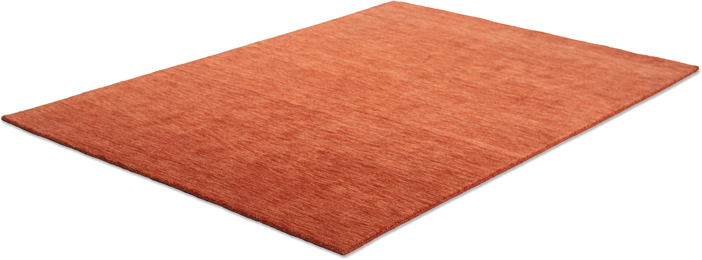 OTTO home Wollteppich »Karchau« rechteckig 13 mm Höhe Handweb Teppich, meliert, reine Wolle, handgewebt, brilliante Farben