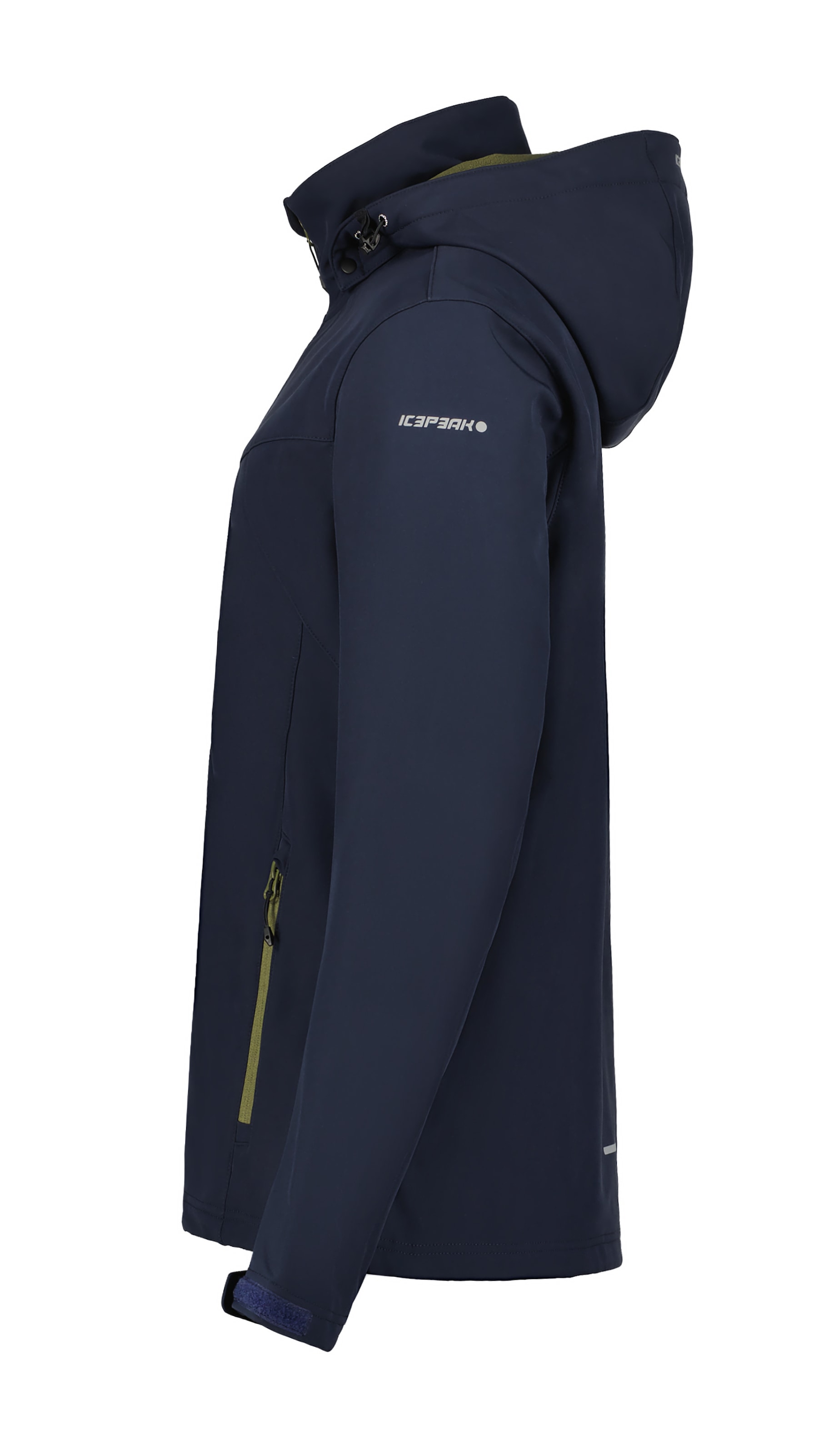 Icepeak Softshelljacke »BRIMFIELD«, (1 St.), mit Kapuze, mit dezenten Logoschriftzügen