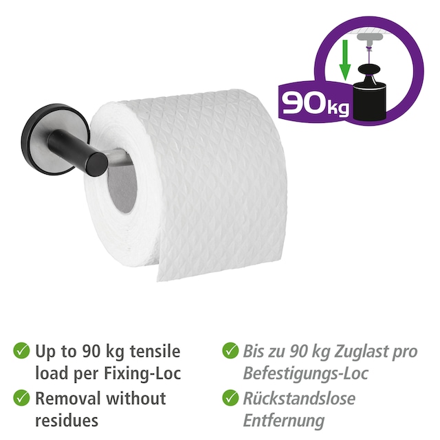 WENKO Toilettenpapierhalter »UV-Loc® Udine«, Befestigen ohne Bohren bei OTTO