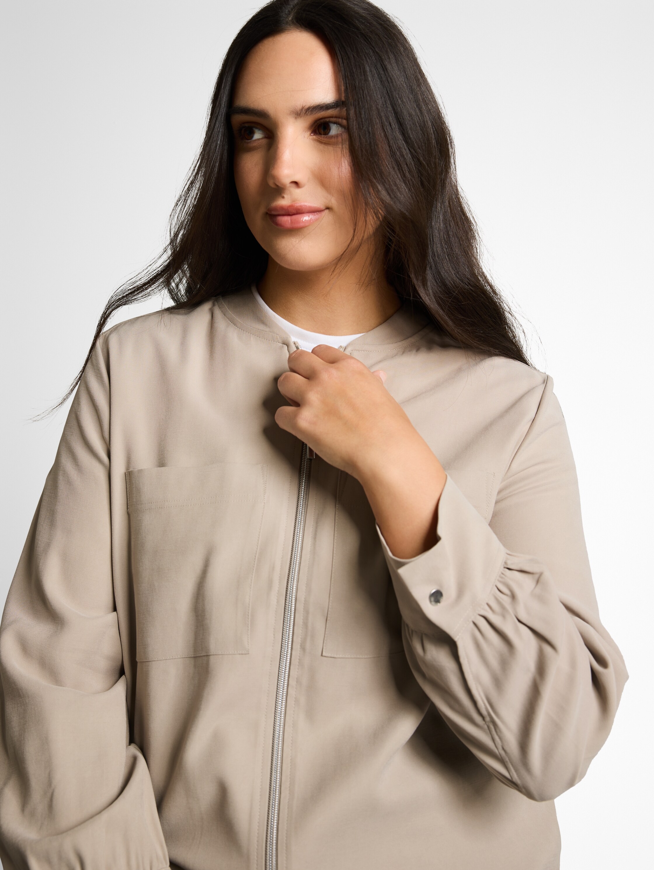 TOM TAILOR PLUS Jackenblazer mit Tunnelzug