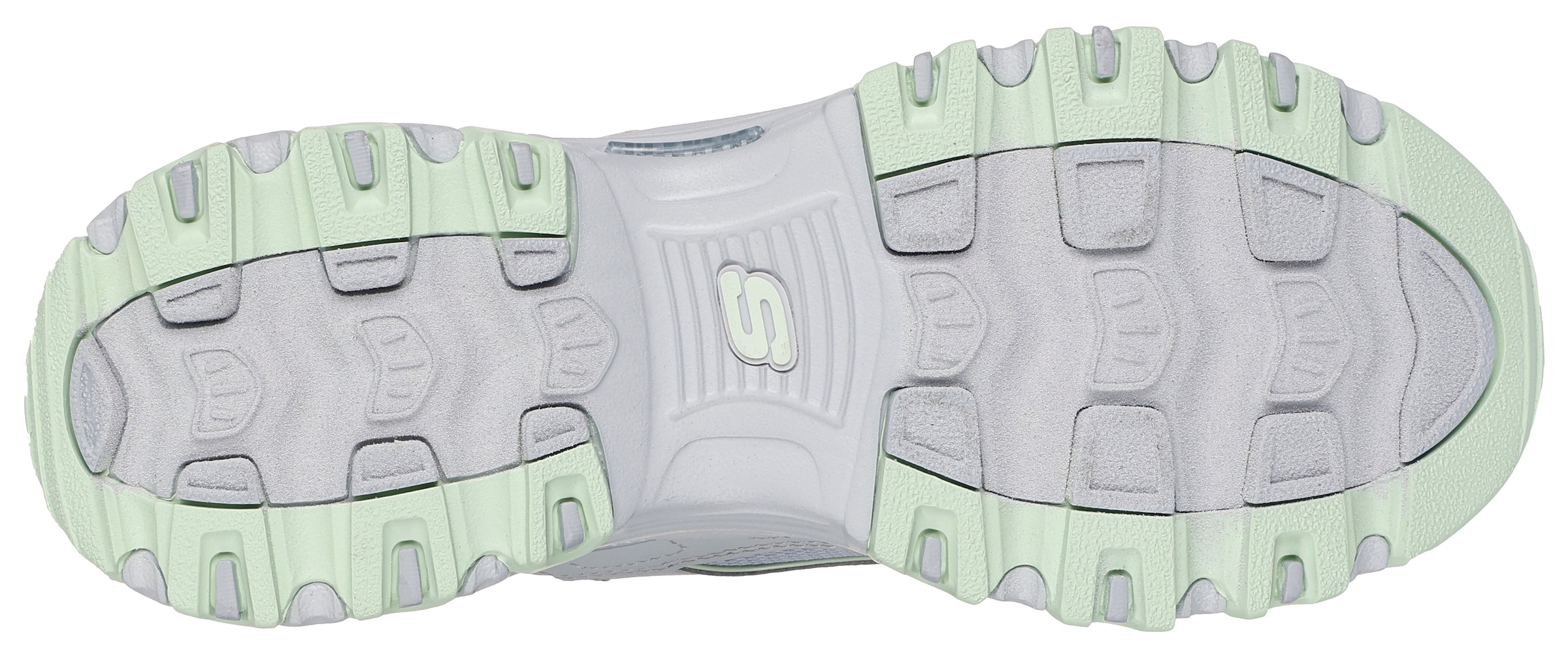 Skechers Sneaker »D'LITES-CHROMATIC«, Plateausneaker, Schnürschuh mit Metallic Einsätzen