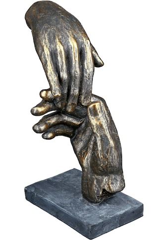 Casablanca by Gilde Dekofigur »Skulptur Two hands, bronzefarben«, (1 St.), Dekoobjekt,... kaufen
