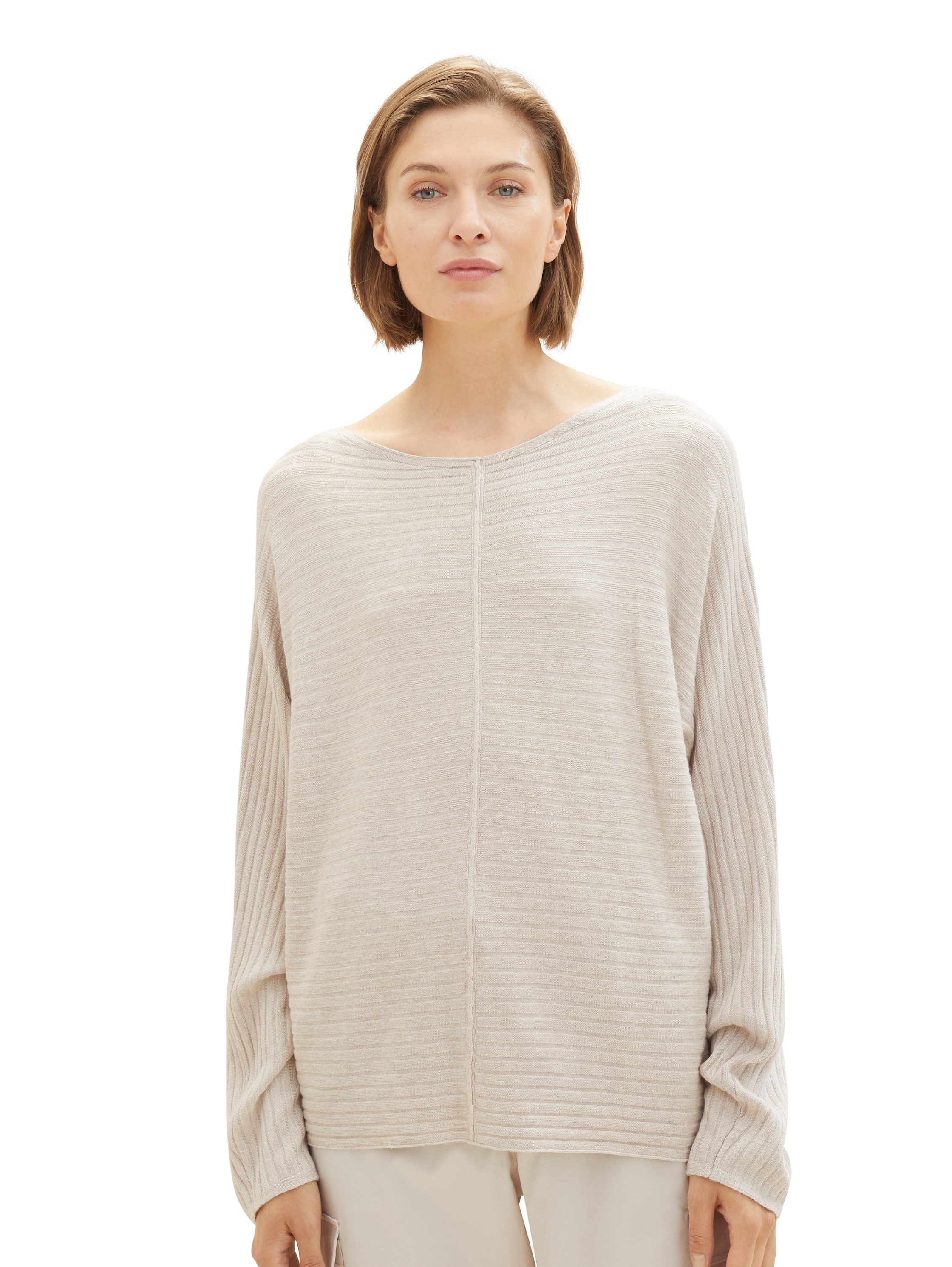 TOM TAILOR Strickpullover, mit Strukturierung
