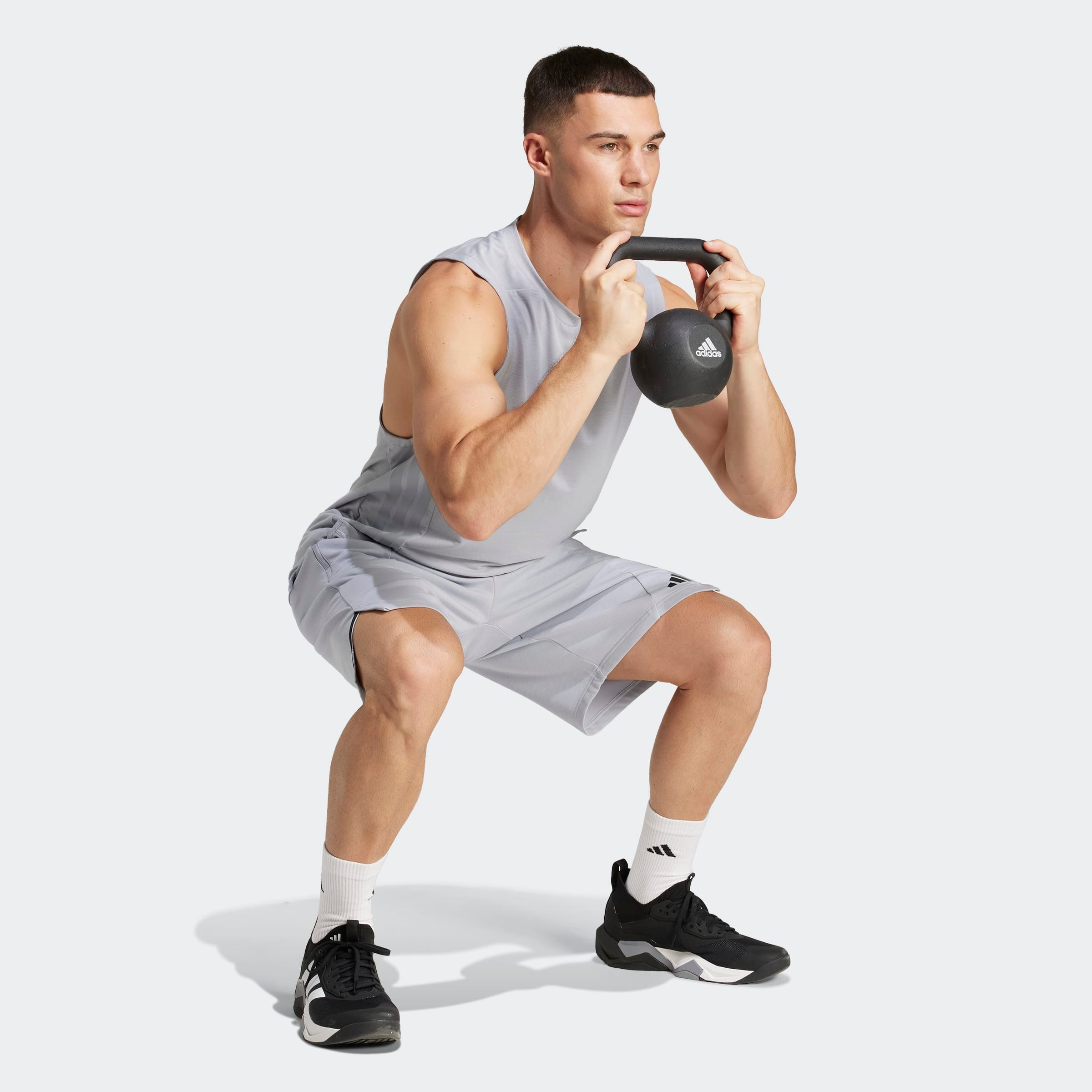 adidas Performance Tanktop »DESIGNED-FOR-TRAINING 3-STREIFEN« mit Rundhalsausschnitt, ohne Verschluss