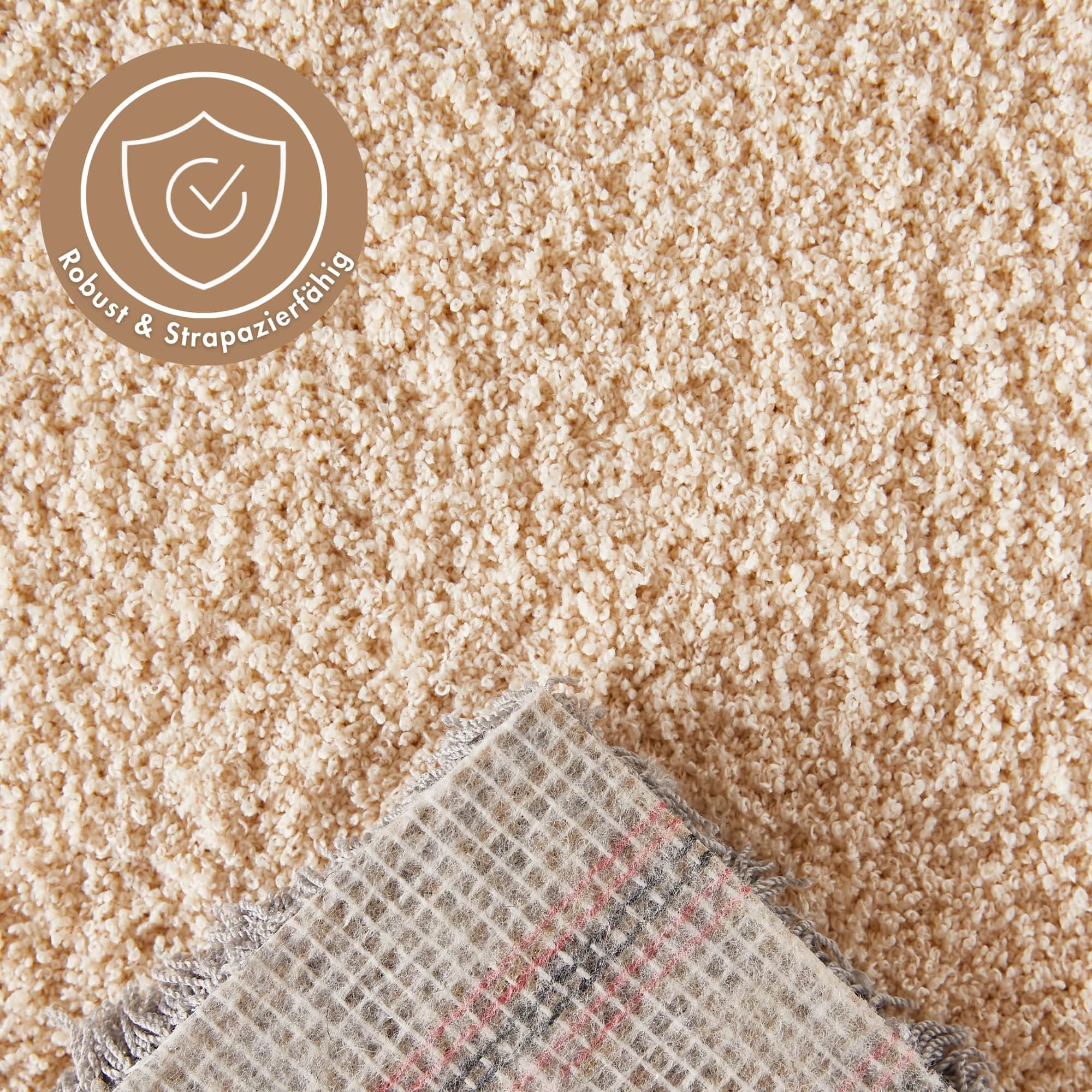 Andiamo Teppichboden »Softness, Velours, Made in Belgium«, rechteckig, 17 mm Höhe, Uni Farben, Breite 400 cm, besonders weich, Wohnzimmer, Schlafzimmer