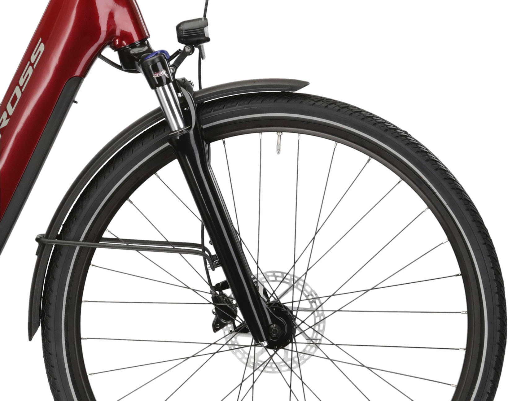 Kross E-Bike »E-Trekkingrad Trans Hybrid LS 3.0 28 Zoll rot«, 8 Gang, Shimano, Acera T3000, Mittelmotor 250 W, Pedelec, Elektrofahrrad für Damen und Herren