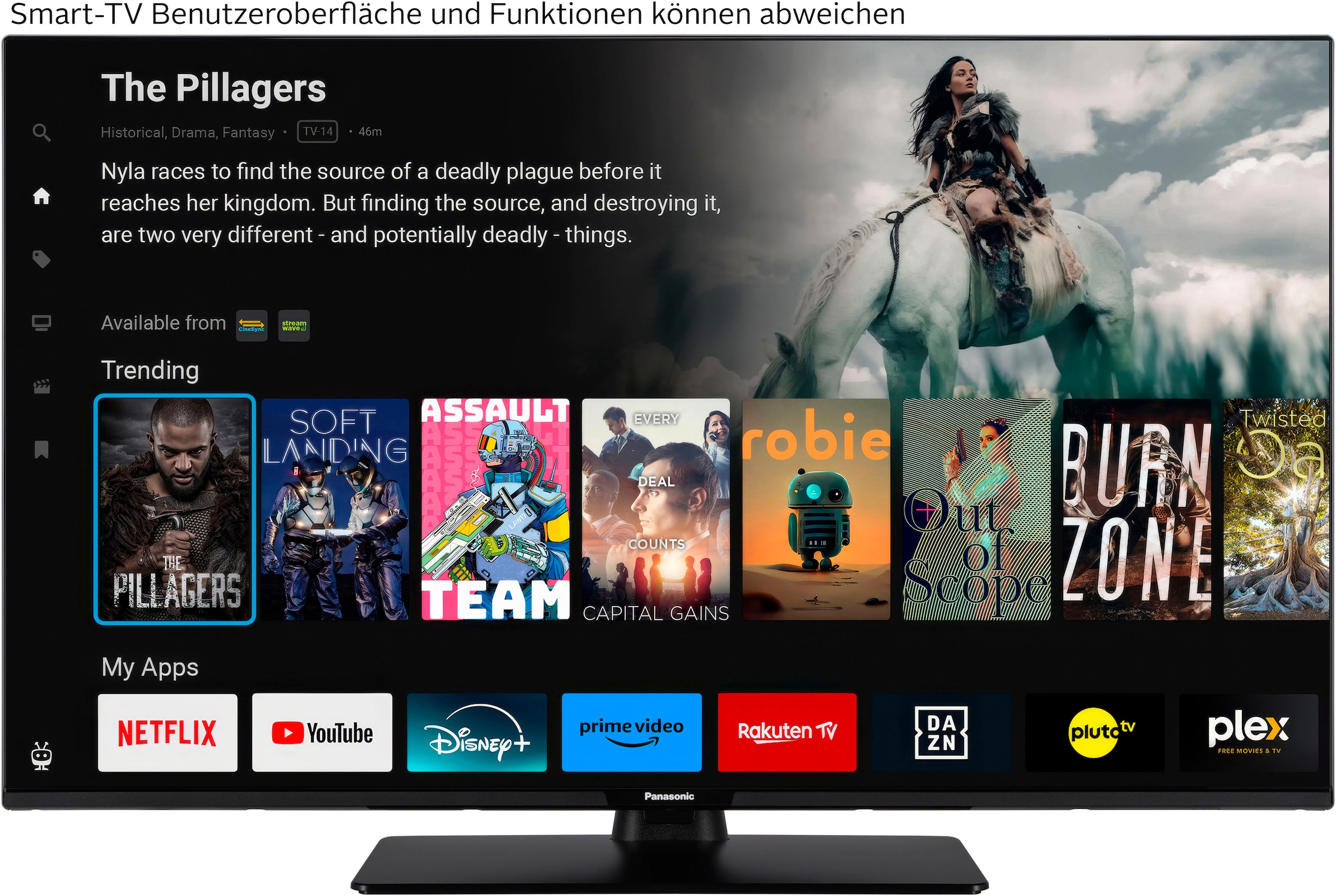 Panasonic LED-Fernseher »TB-43W61AEZ«, 4K Ultra HD, Smart-TV