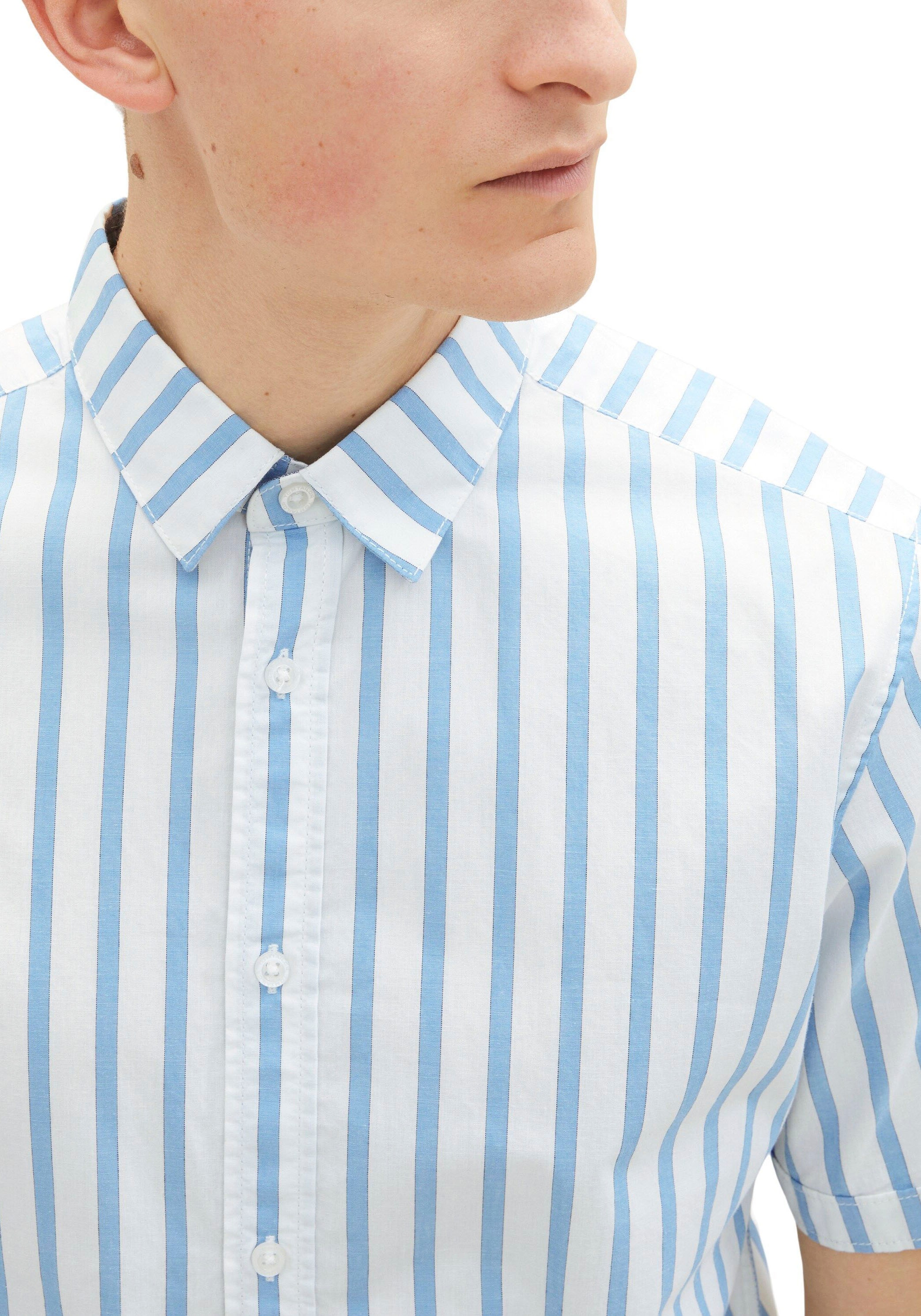 TOM TAILOR Kurzarmhemd, aus Baumwolle online kaufen bei OTTO