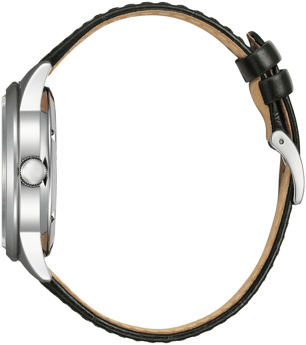Citizen Automatikuhr »NY4058-79XC«, Armbanduhr, Herrenuhr, Mechanische Uhr, Lederarmband, analog, Tag