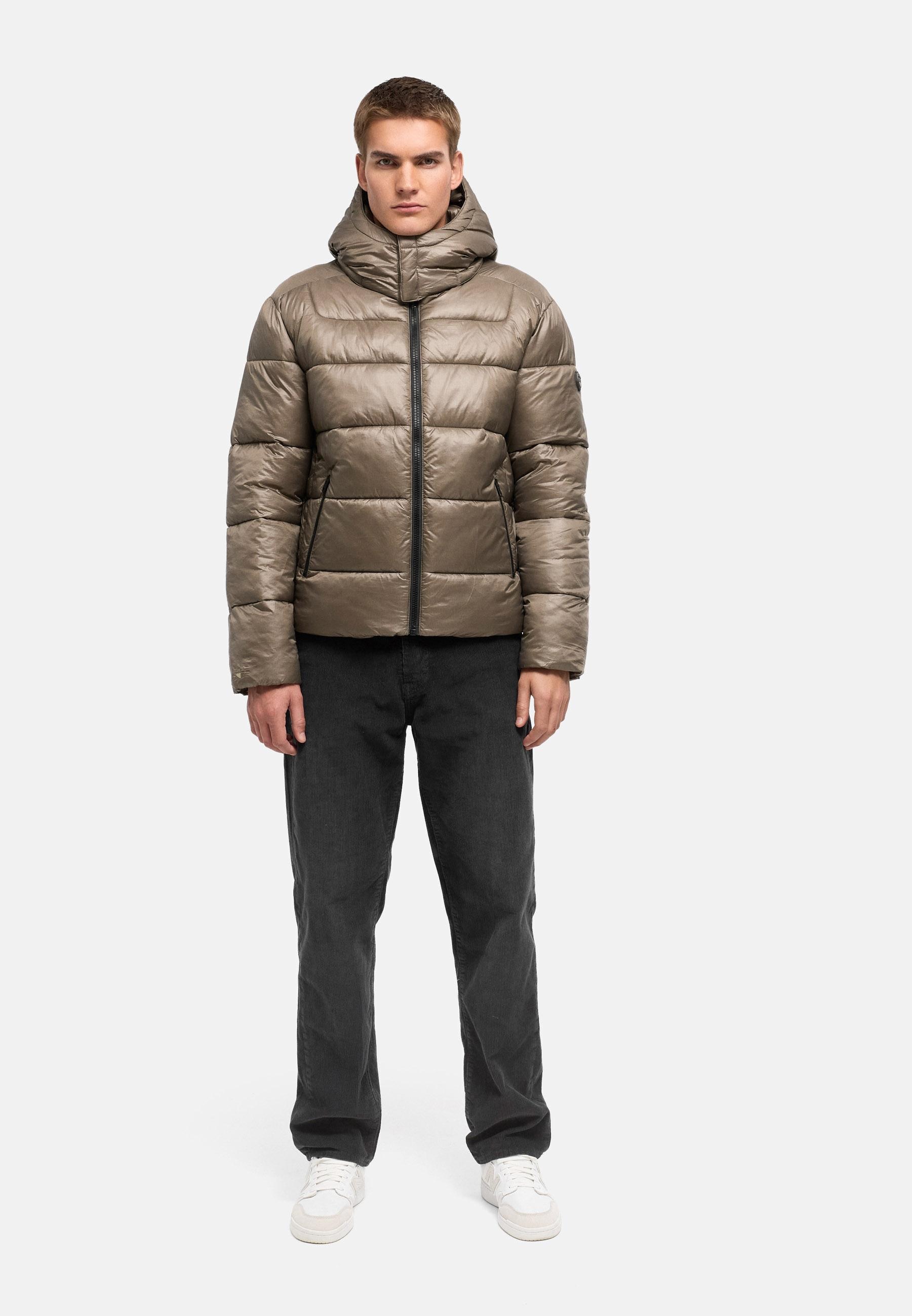 Stone Harbour Steppjacke »Steppjacke Ezioo XX« mit Kapuze Herren Winterjacke mit magnetischen Knöpfen