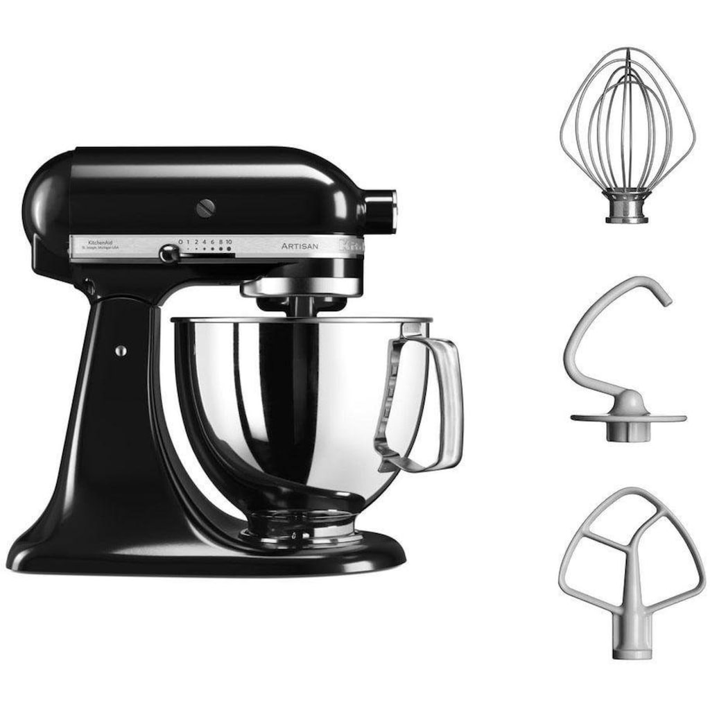 KitchenAid Küchenmaschine »5KSM125EOB ONYX BLACK«