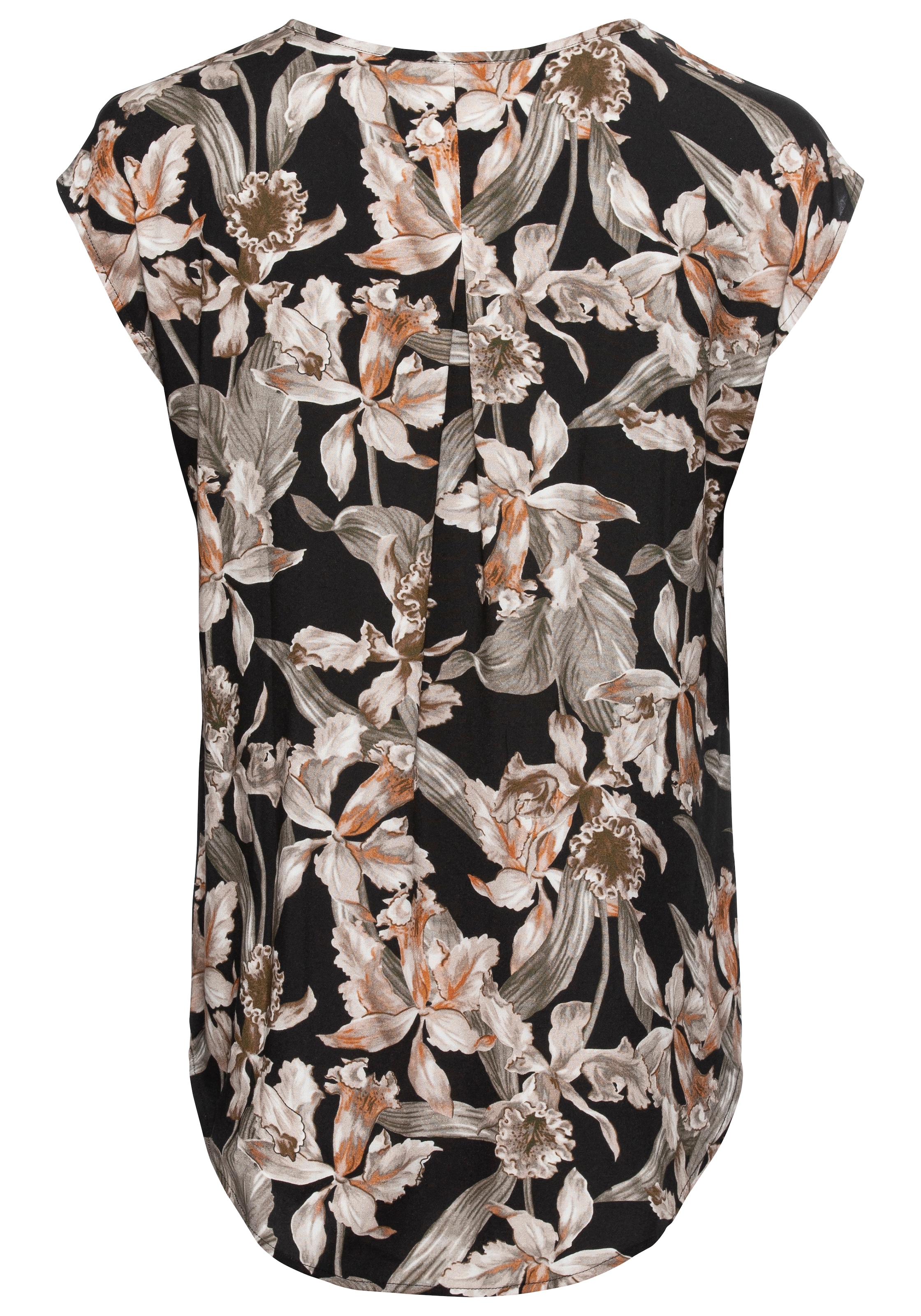 Laura Scott Druckbluse, mit asymetrischem Saum