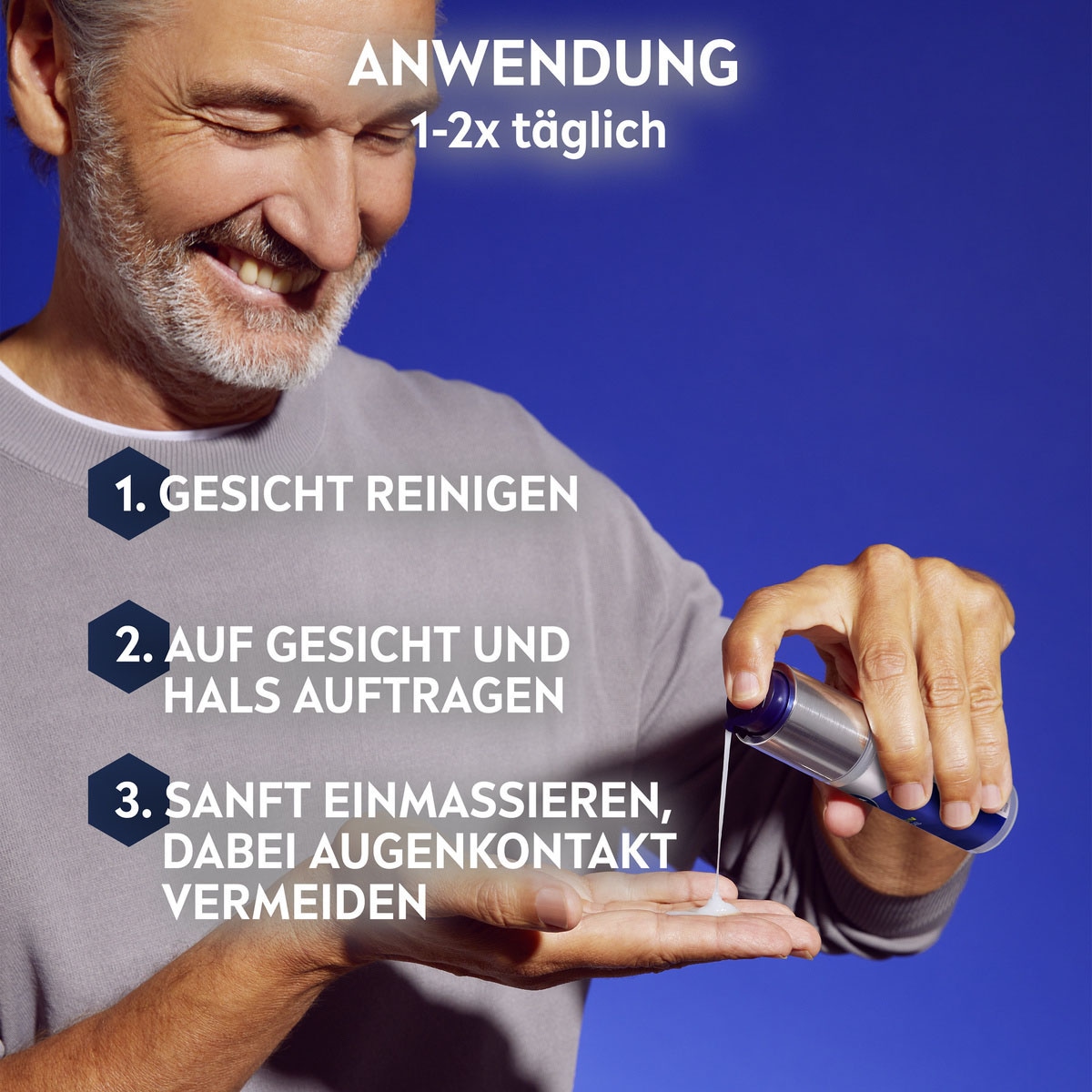 Nivea Men Anti-Aging-Creme »Anti-Age Hyaluron Hydro Gesichtsgel«