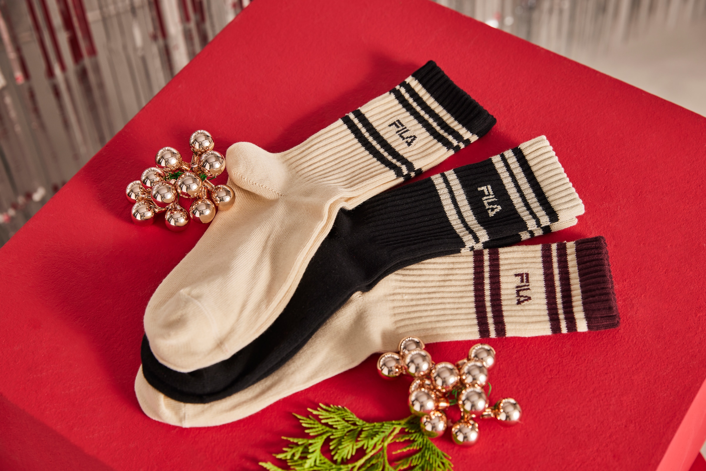 Fila Tennissocken »MAN LIFESTYLE NORMAL PLAIN SOCKS« 6 Paar tlg. sportliches Design mit Logodetail