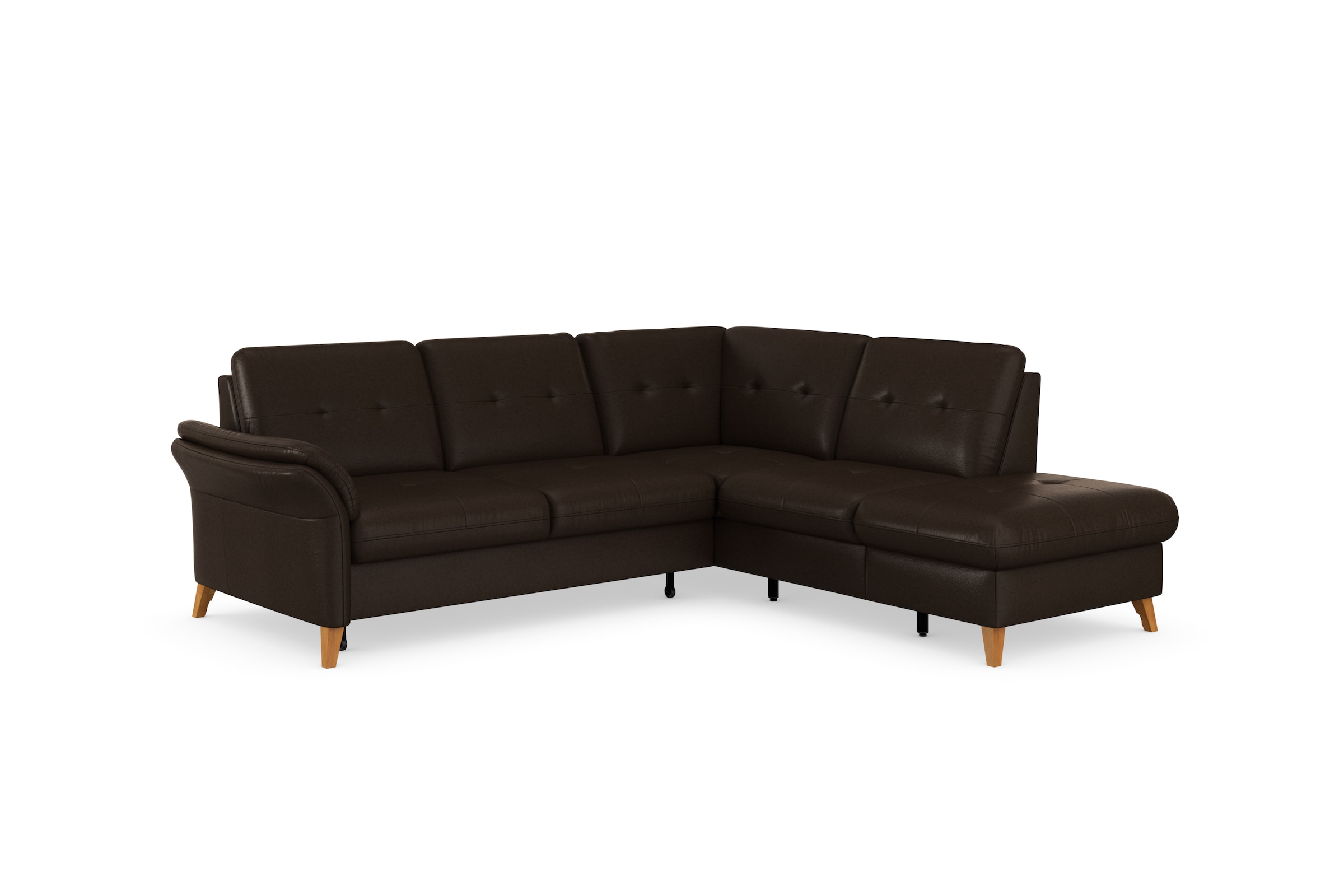 sit&more Ecksofa »Göteborg«, inkl. Sitztiefenverstellung, wahlweise mit Bettfunktion & Bettkasten