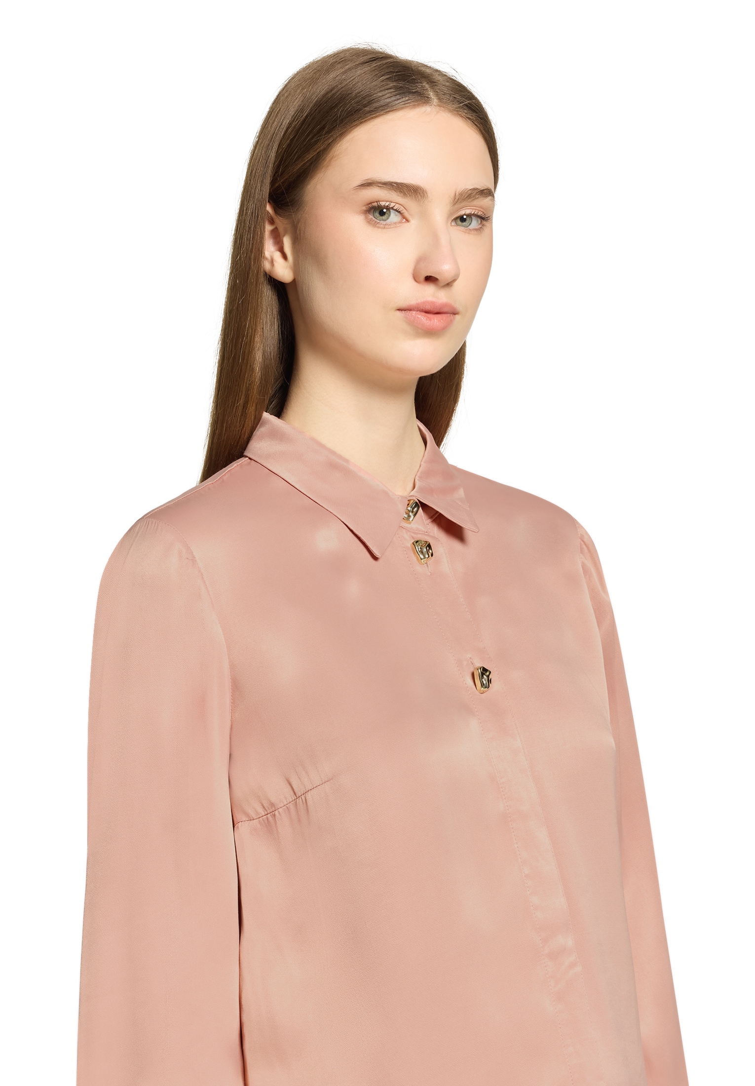 Cartoon Satinbluse »Satin-Bluse mit Knöpfen«