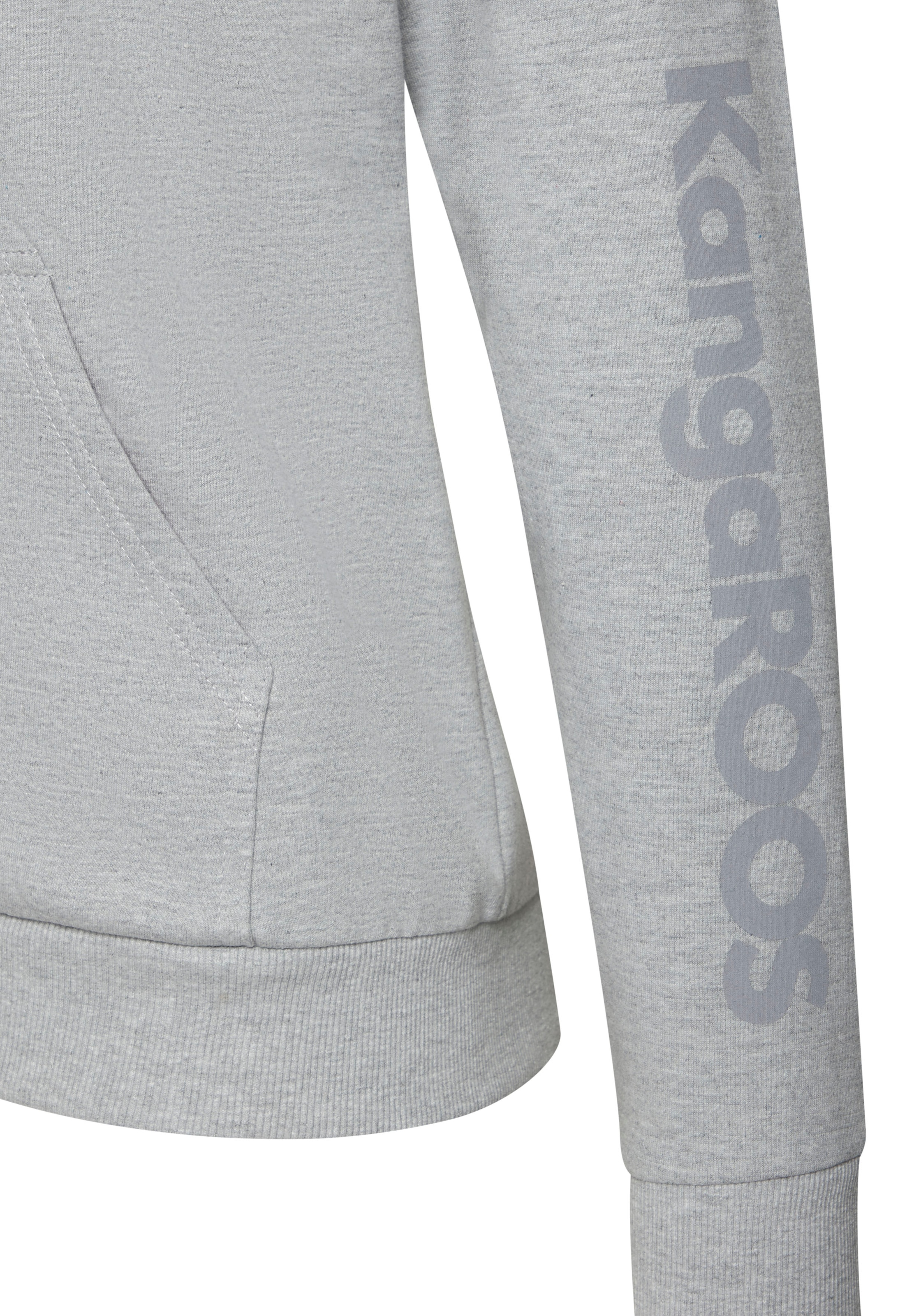 KangaROOS Sweatjacke, mit kontrastfarbenen Details, Loungewear