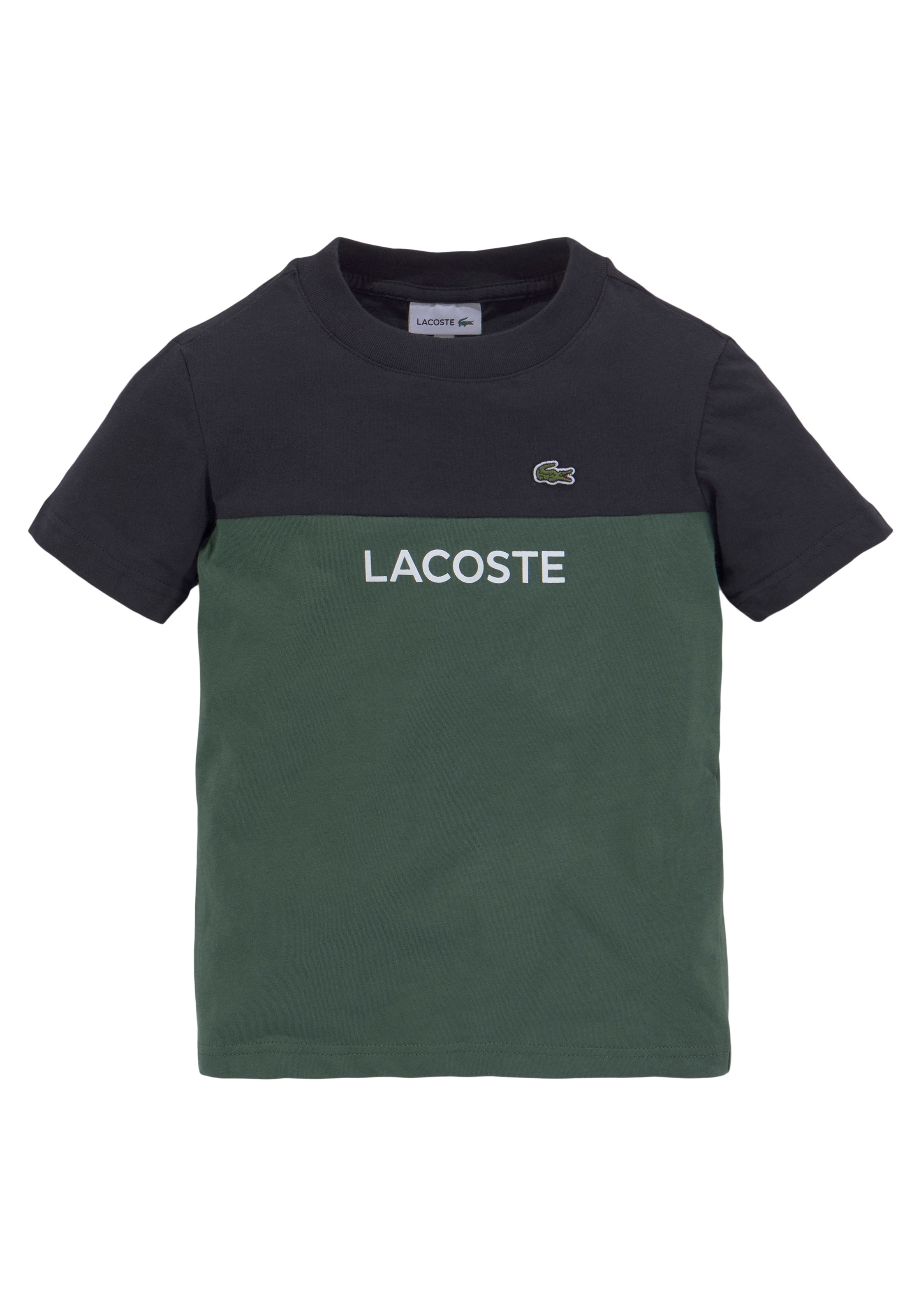 Lacoste T-Shirt, mit OTTO Shop Labelapplikationen auf im Online Brust dezenten der