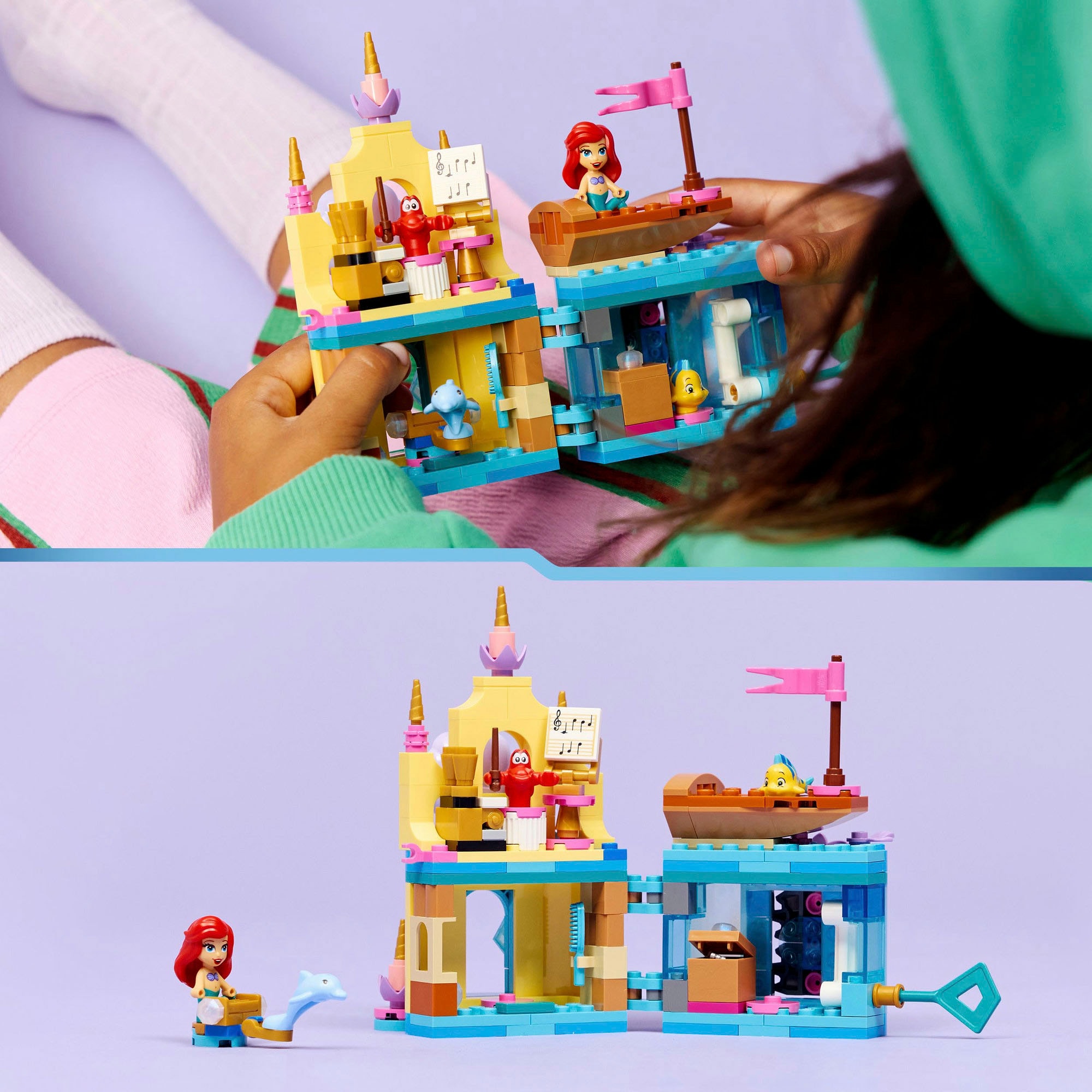 LEGO® Konstruktionsspielsteine »Arielles Magisches Mini-Schloss (43285), LEGO Disney Princess« Made in Europe